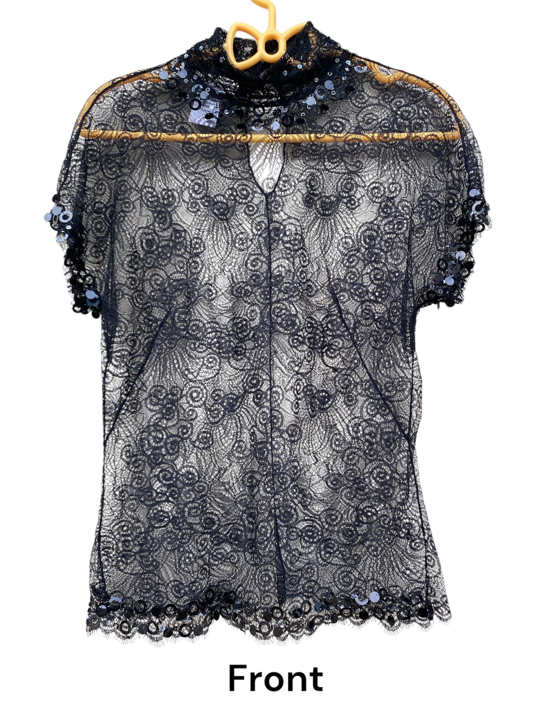 Blumarine Blumarine Lace Top Size M / US 6-8 / IT 42-44 - 5 Thumbnail