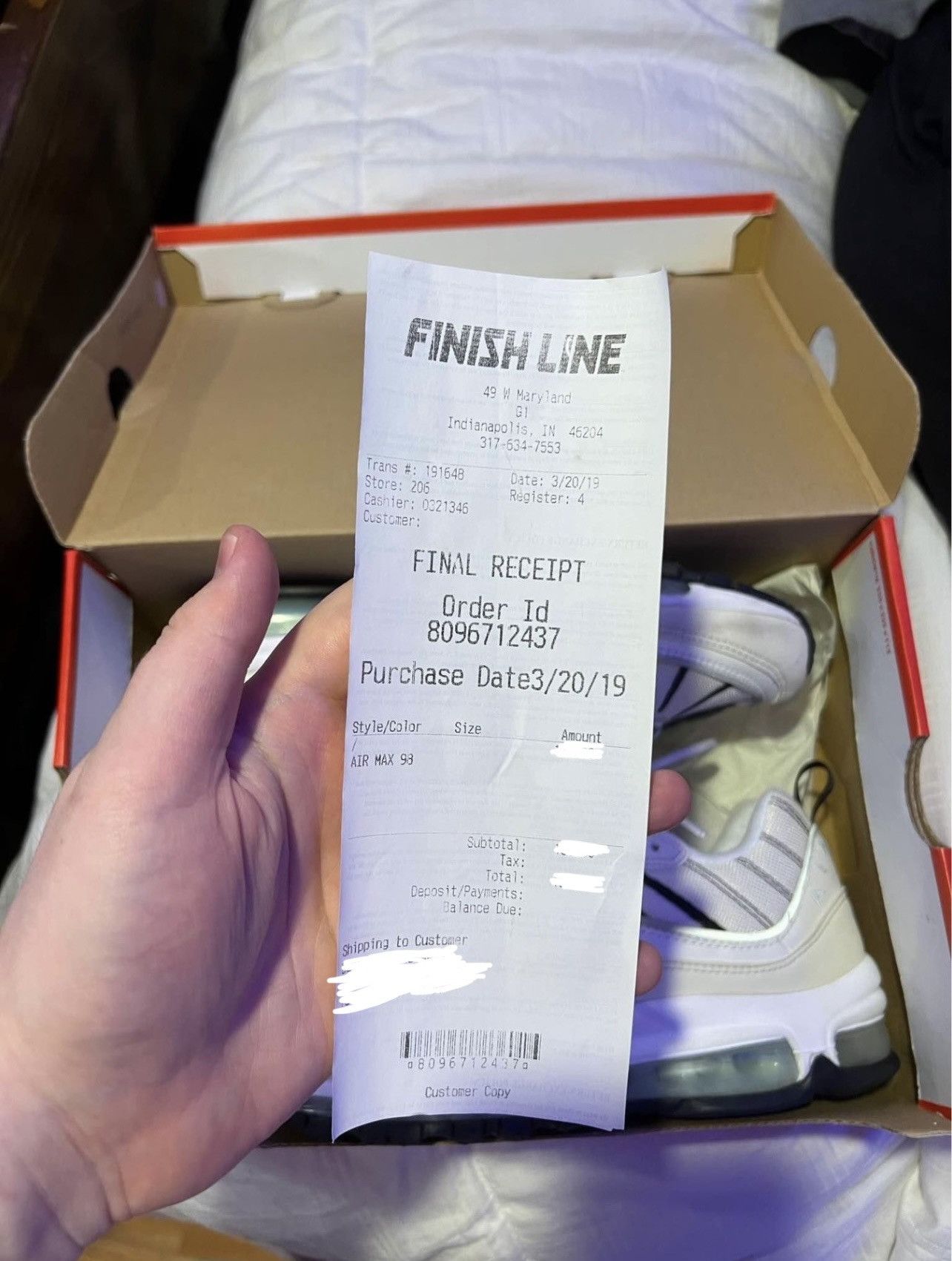 Nike Nike Air Max 98 ‘Igloo’ Size 10 Size US 10 / IT 40 - 10 Thumbnail