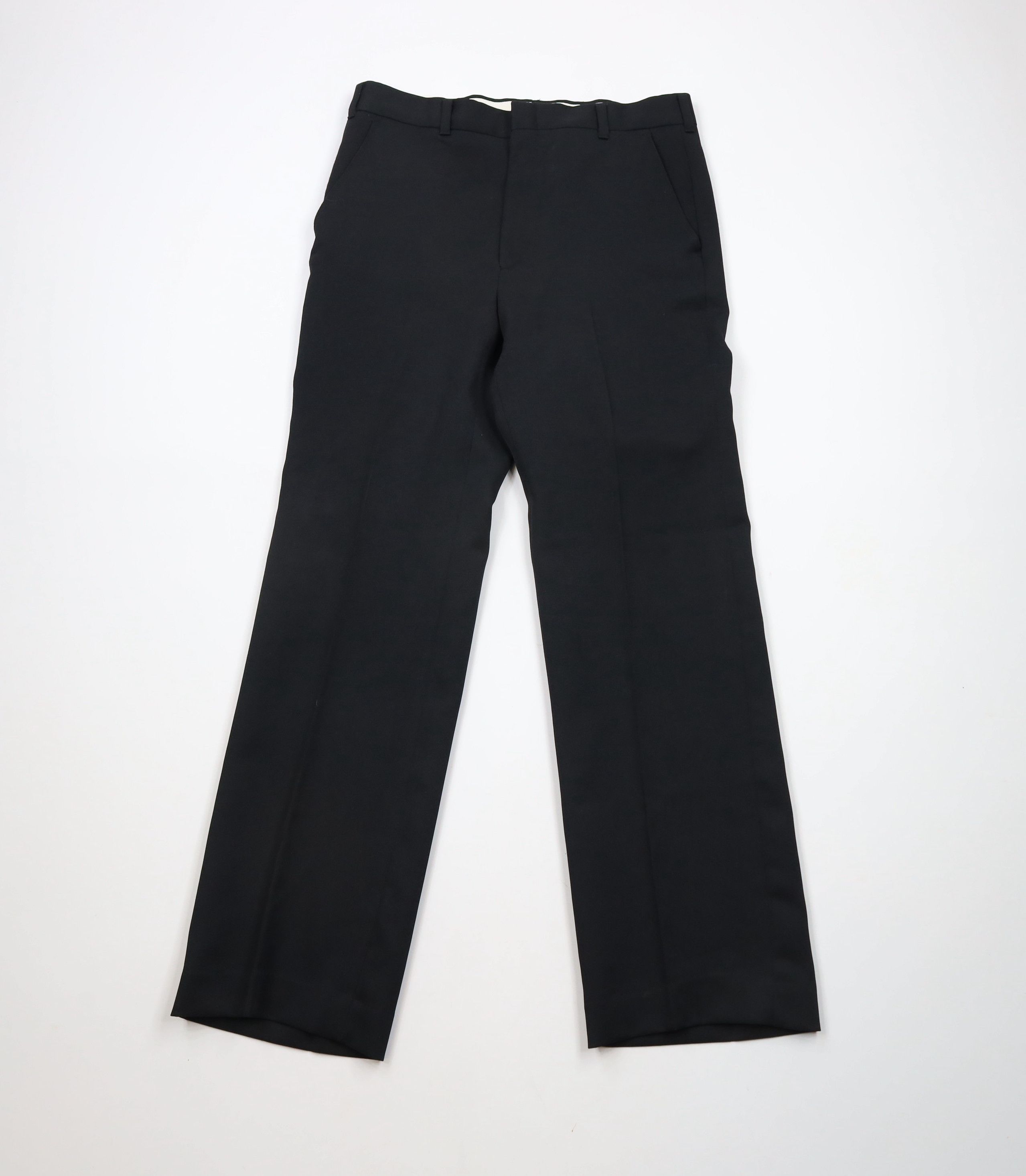 Vintage Vintage 70s Streetwear Wide Leg Chino Pants Black USA Size US 32 / EU 48 - 1 Thumbnail