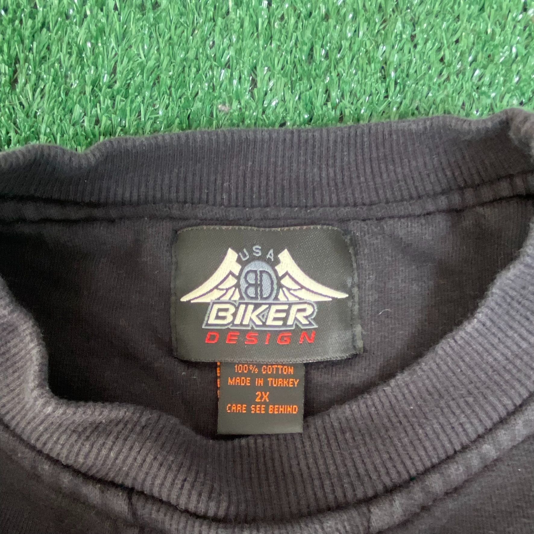 Vintage Vintage Y2K Bike Week Sweatshirt Grunge Motorcycle Biker Size US XXL / EU 58 / 5 - 4 Thumbnail