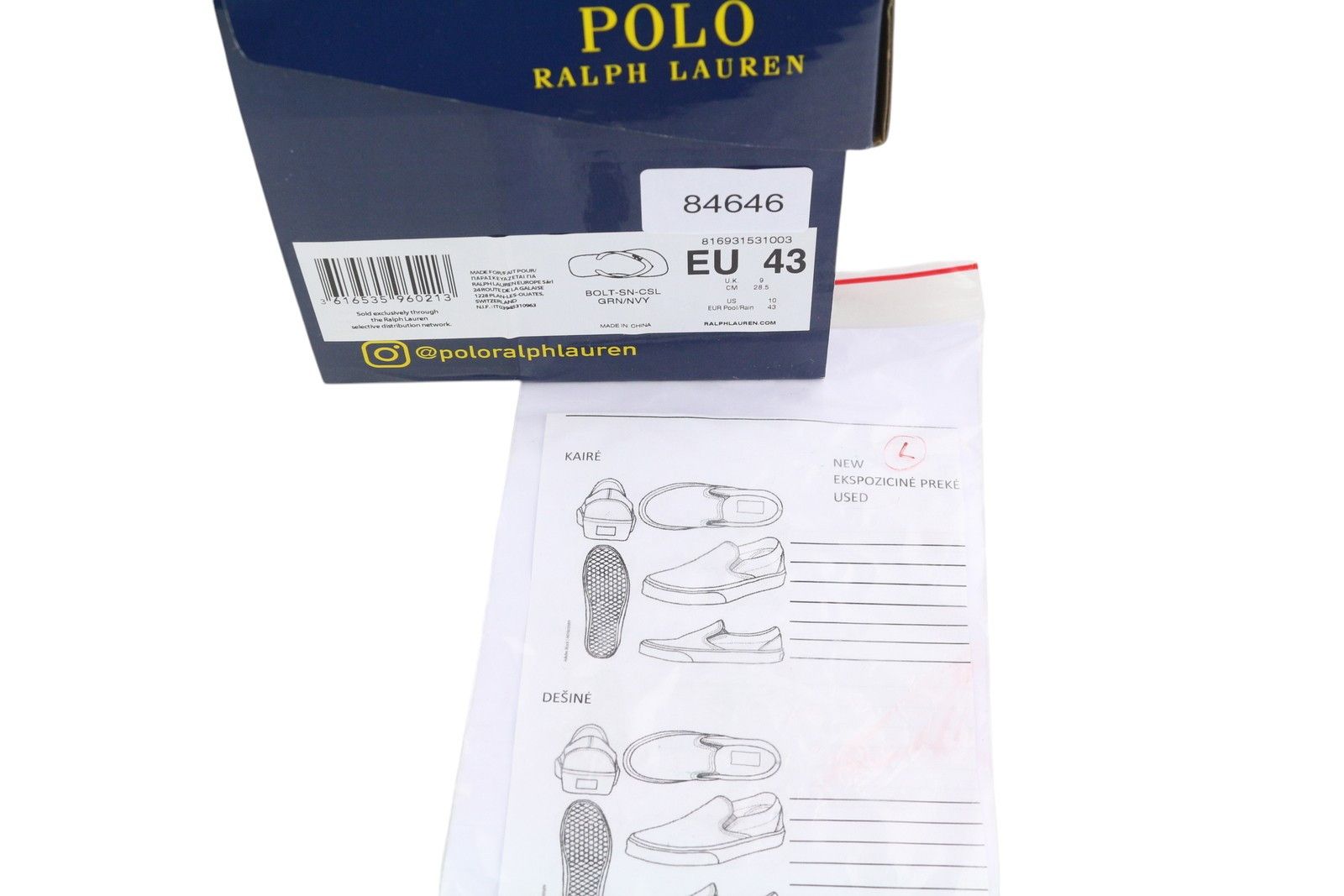 Polo Ralph Lauren BOLT-SN-CSL EU42/43 Green Flip Flops Shoes 84646 Size US 9 / EU 42 - 10 Thumbnail