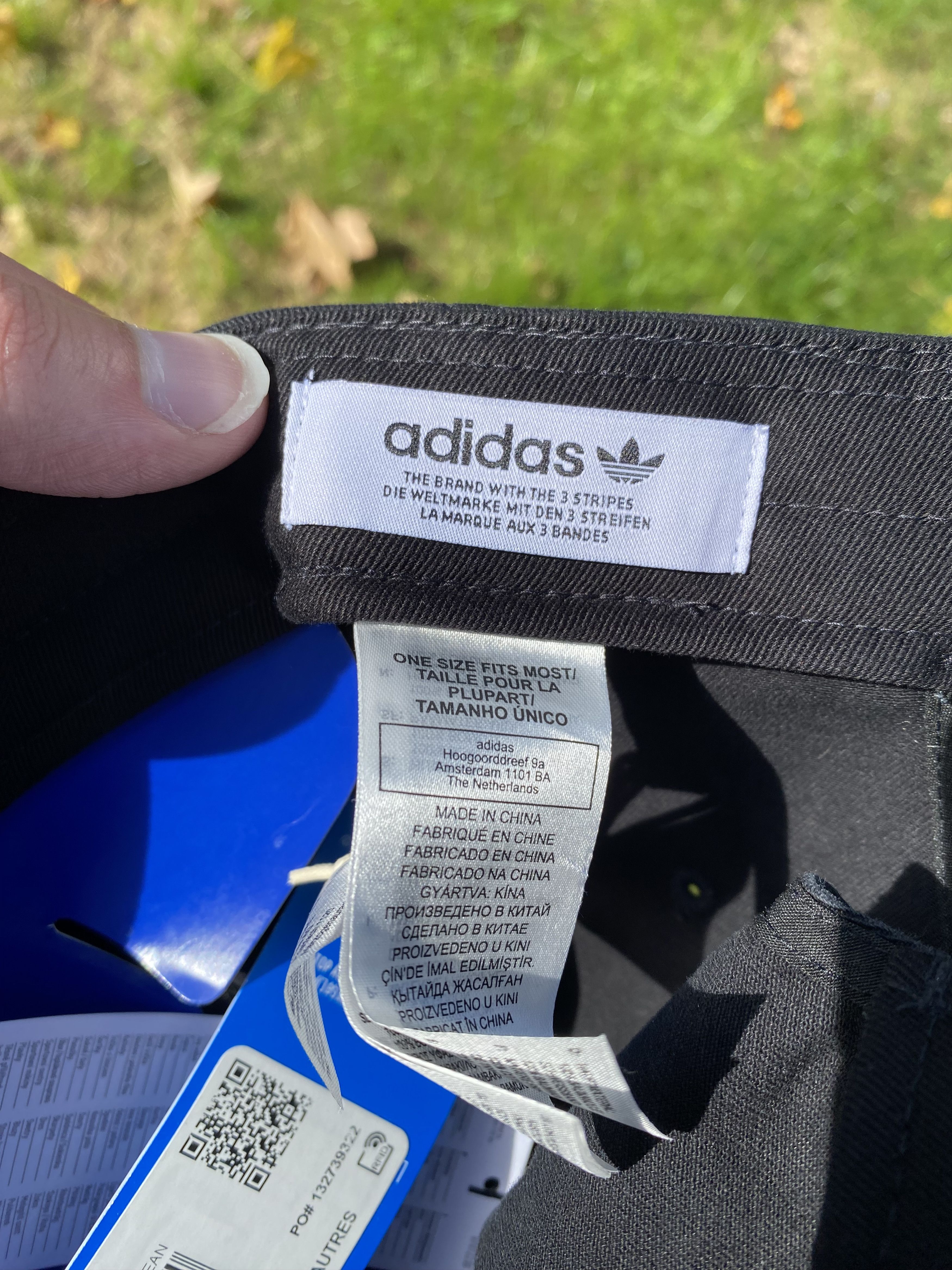 Adidas New Retro Adidas Logo Strap Back Hat Size ONE SIZE - 5 Thumbnail