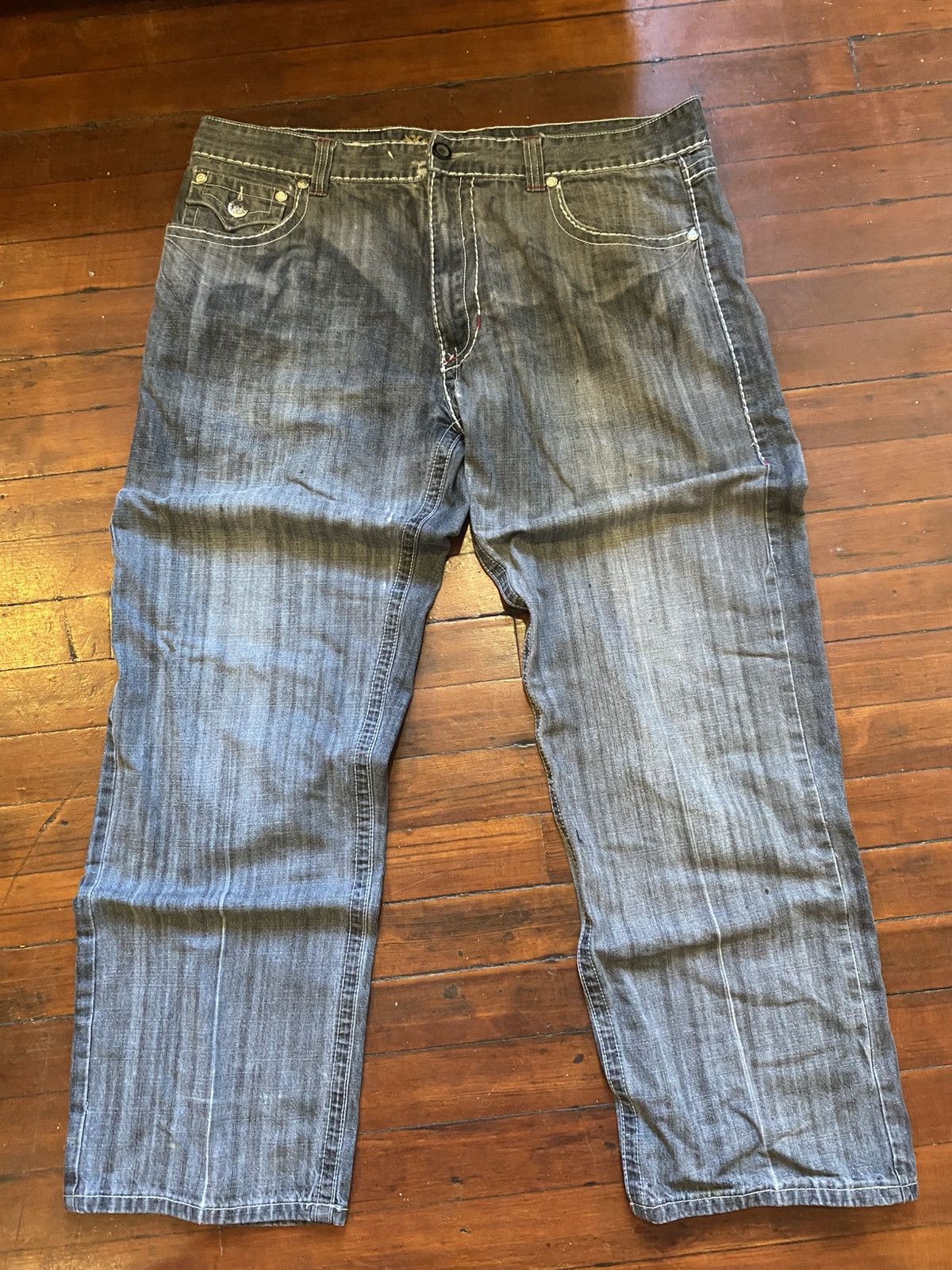 Vintage Baggy South Pole like very cool design in the back Size US 38 / EU 54 - 2 Thumbnail