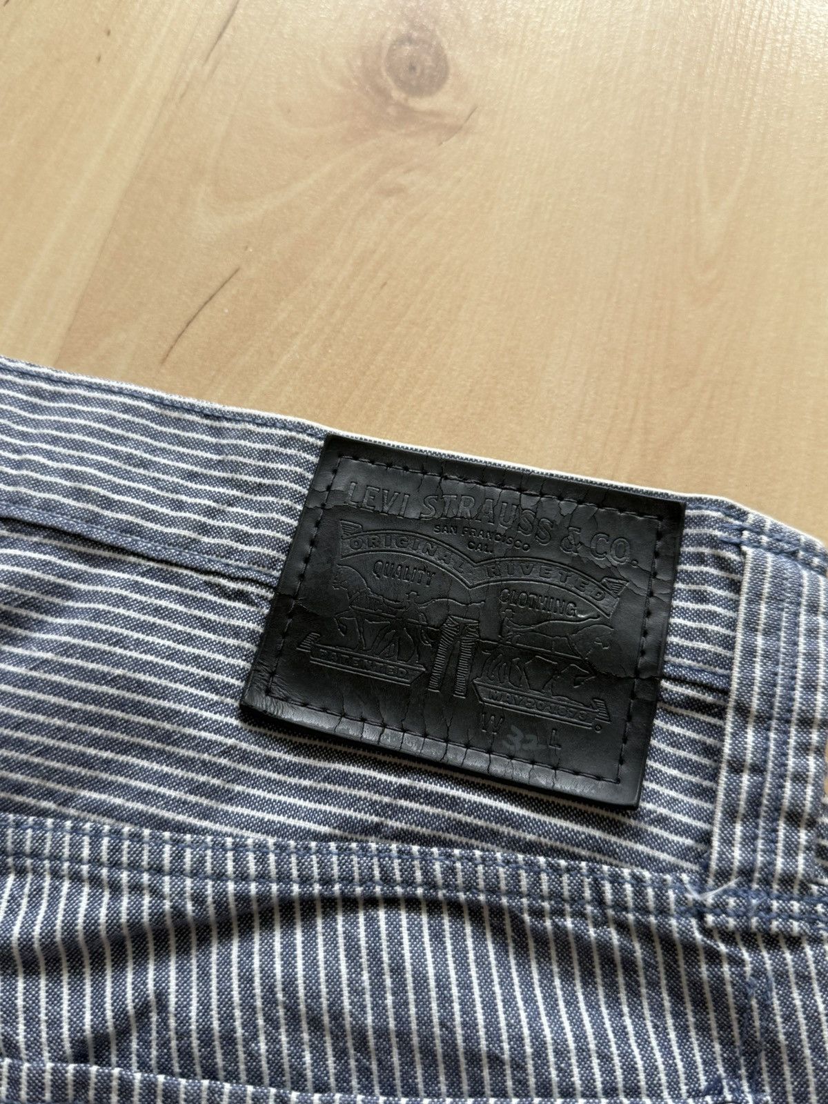 Levi's Made & Crafted Levis Made & Crafted striped denim shorts Size US 32 / EU 48 - 3 Thumbnail