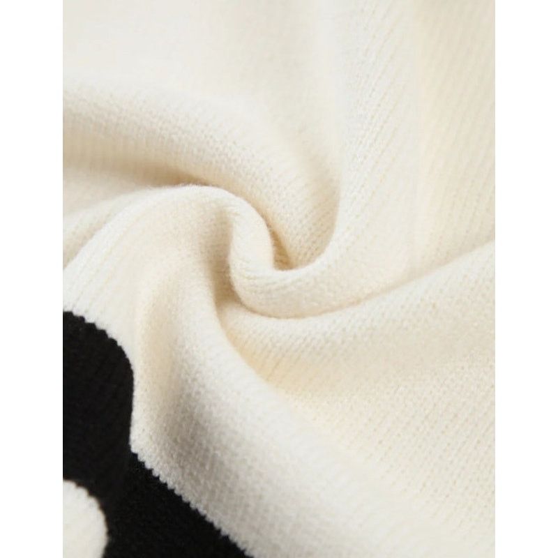 Other Commense Off White Striped Mock Neck Long Sleeve Sweater Size XL / US 12-14 / IT 48-50 - 6 Thumbnail