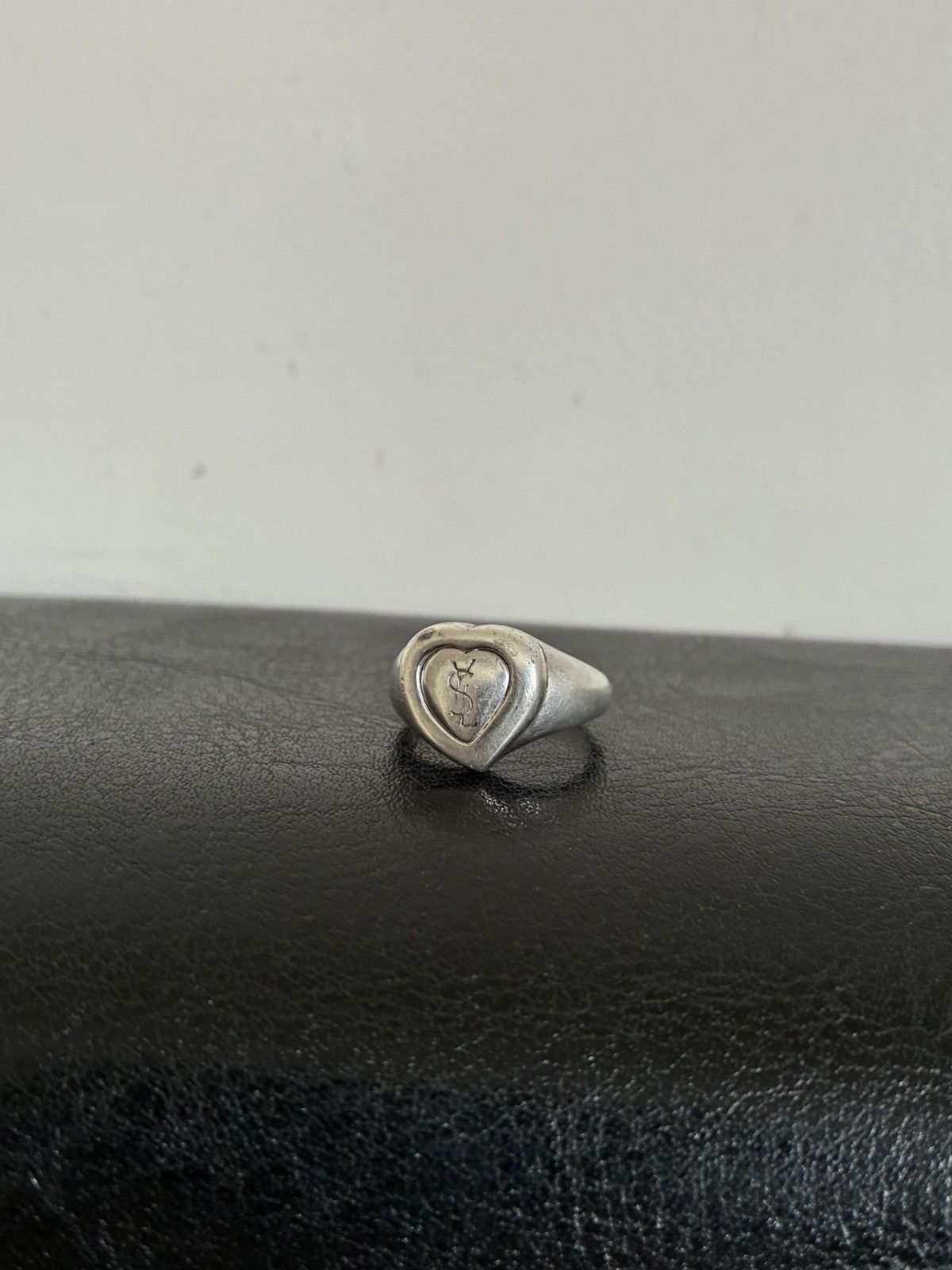 Yves Saint Laurent Yves Saint Laurent Heart Ring Size ONE SIZE - 1 Thumbnail