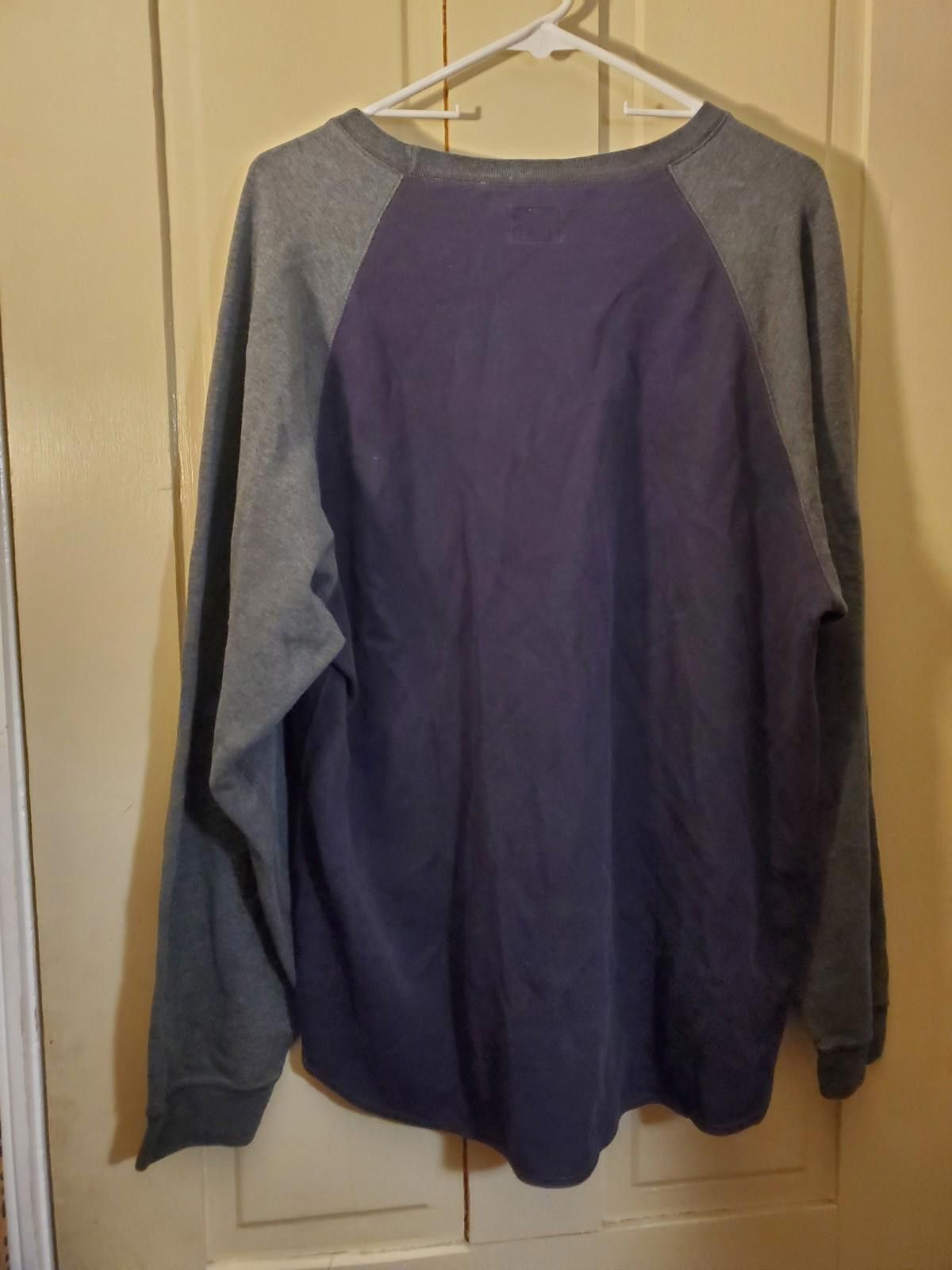 Eddie Bauer EDDIE BAUER Vintage Y2K M Crew Sweatshirt Sz L Gray Prpl Size US L / EU 52-54 / 3 - 4 Thumbnail