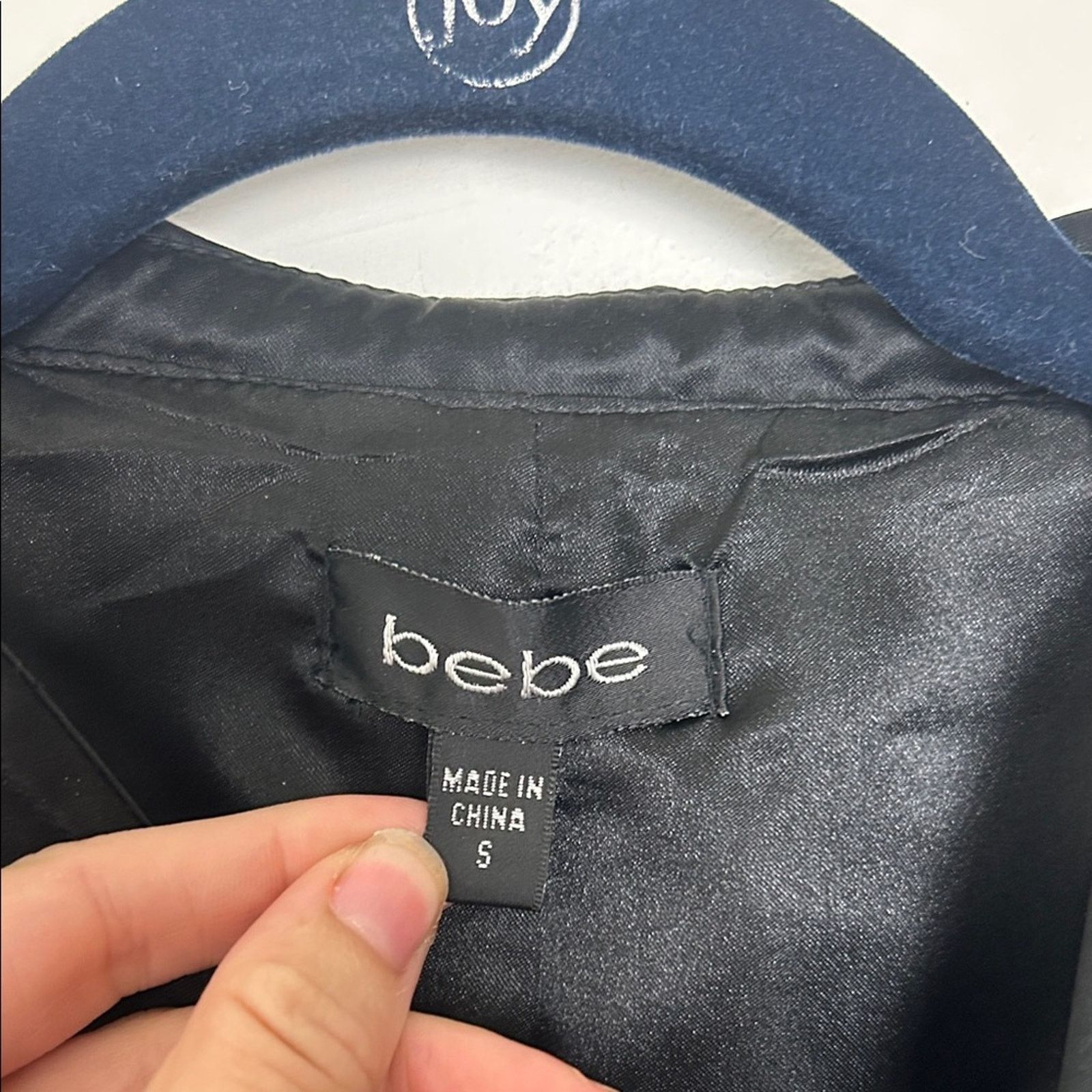 Bebe Vintage Bebe Y2K Satin Ruffle Coat Size S / US 4 / IT 40 - 3 Thumbnail