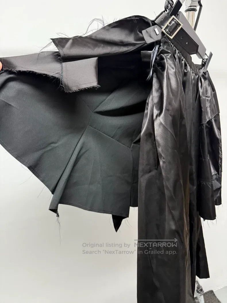 Comme des Garcons Comme Des Garcons size S Silky pleated distressed skirt Size 23" - 6 Thumbnail