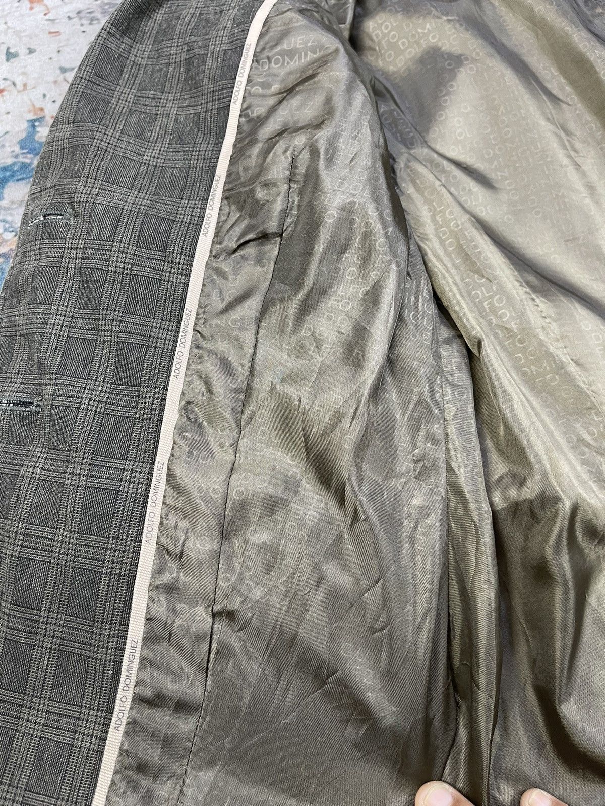 Adolfo Dominguez Adolfo Dominguez Checked Boucle Cut-Out Jackets Size XS / US 0-2 / IT 36-38 - 9 Thumbnail