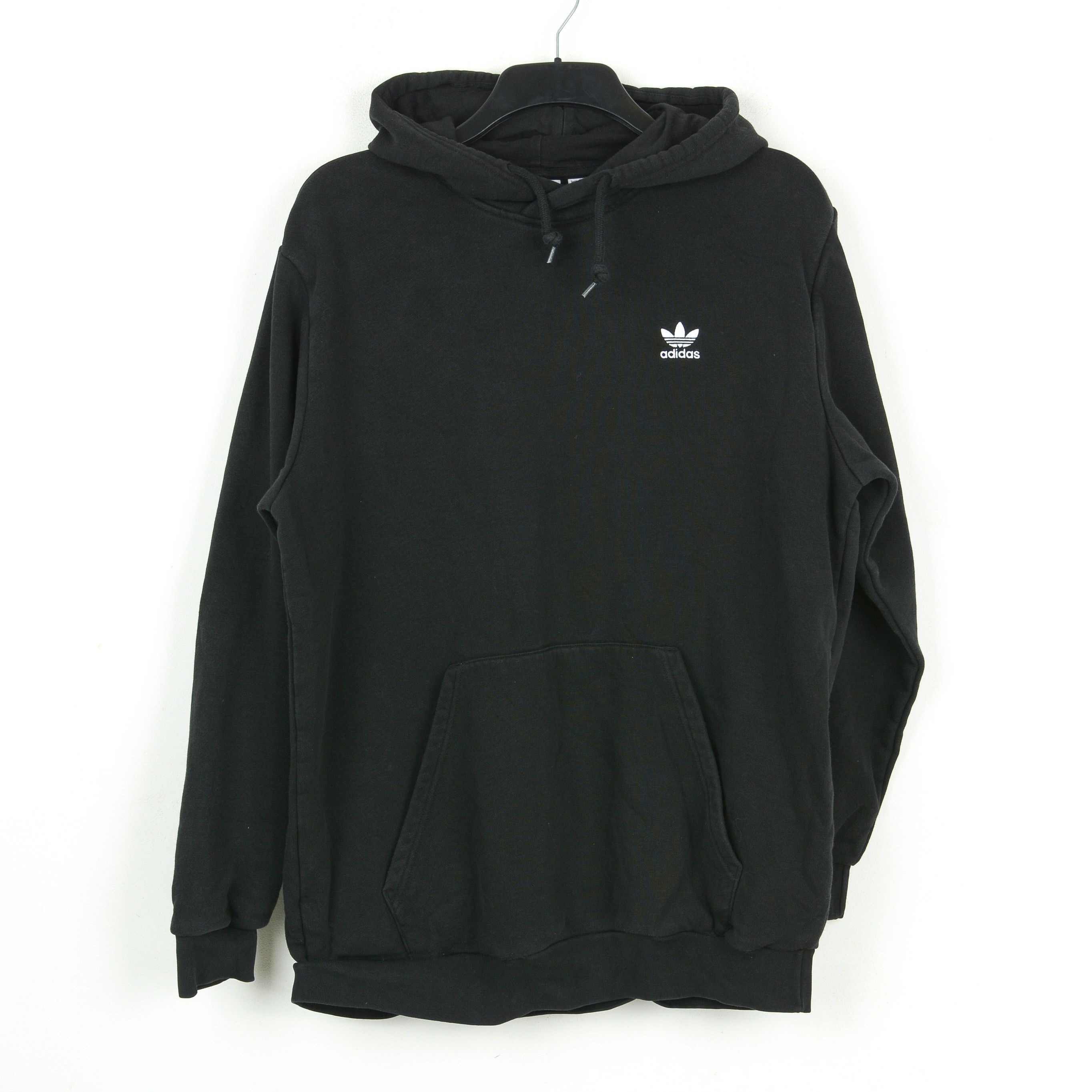 Adidas Men L Hoodie Jumper Pullover Sweatshirt Black Logo Sweater Size US L / EU 52-54 / 3 - 1 Thumbnail