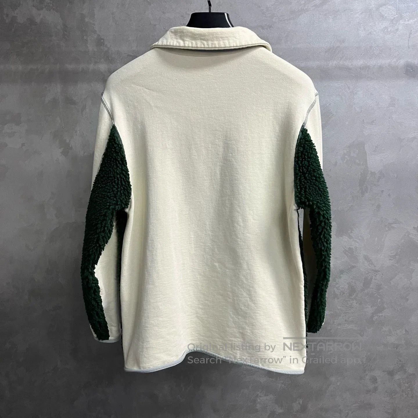 Loewe Loewe White Green Embroidered Logo Teddy Jacket. Size US L / EU 52-54 / 3 - 5 Thumbnail