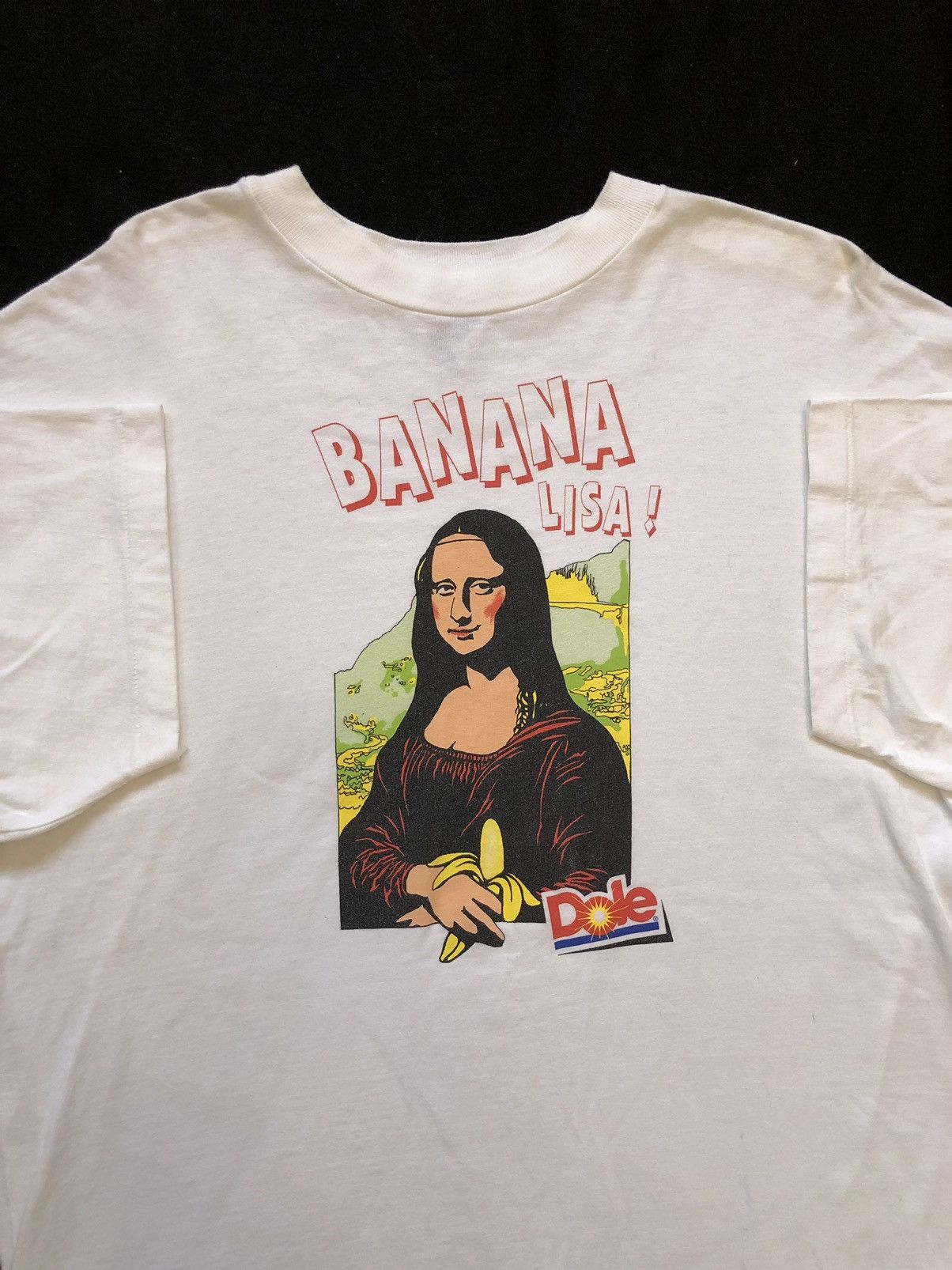 Vintage Rare Tshirt Banana Lisa Vintage 90’s Hanes Size US XL / EU 56 / 4 - 1 Thumbnail