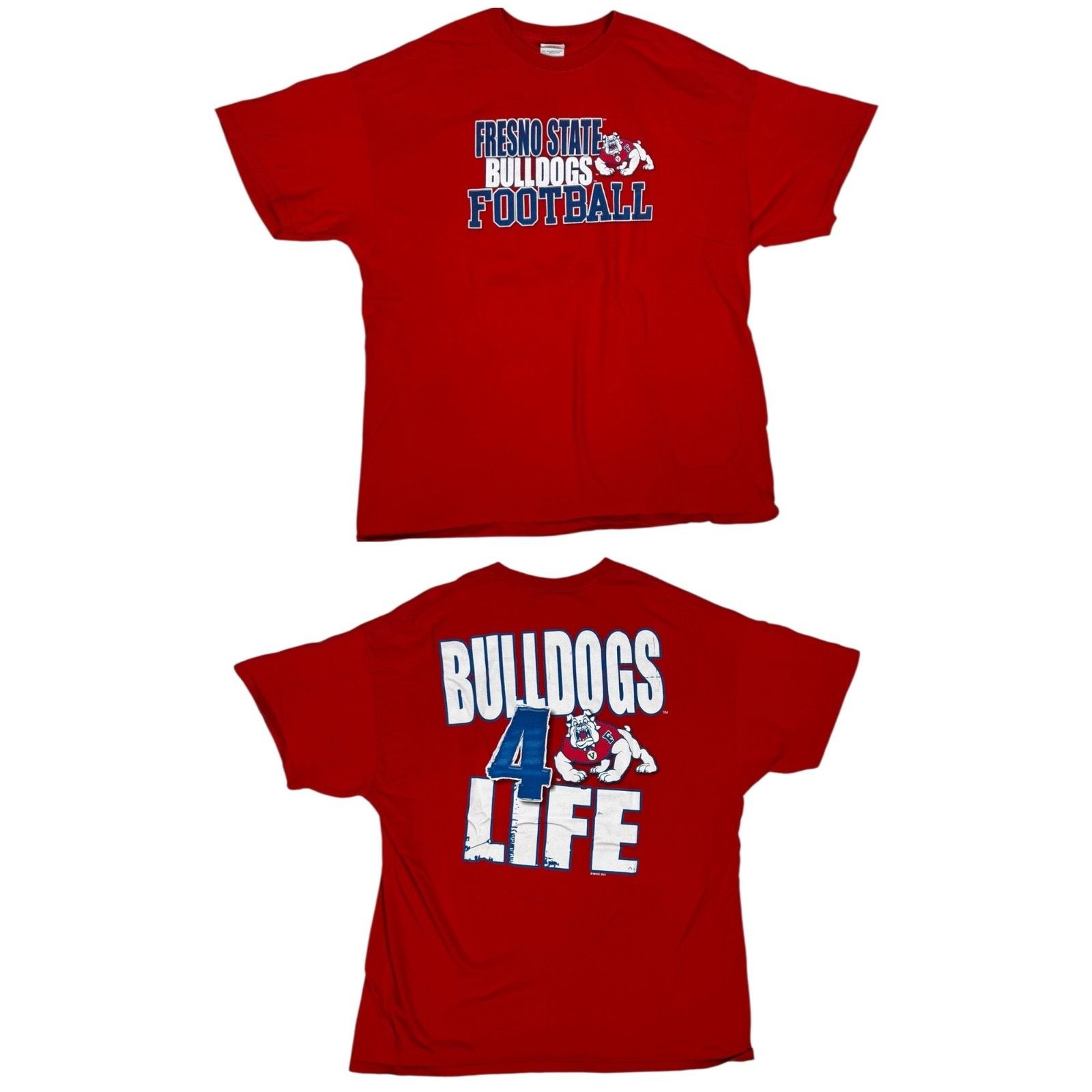 Gildan Vintage Fresno State Bulldogs T-Shirt Size XL Double Sided Y Size US XL / EU 56 / 4 - 1 Thumbnail