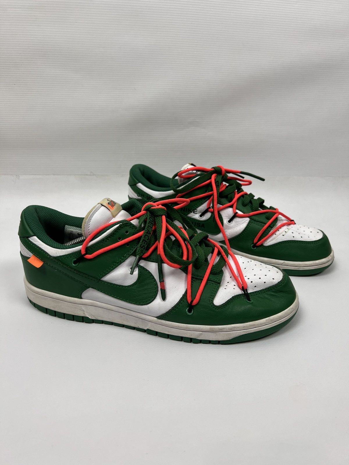 Nike × Off-White Nike Dunk Low Off White Pine Green size 11 Size US 11 / EU 44 - 1 Thumbnail
