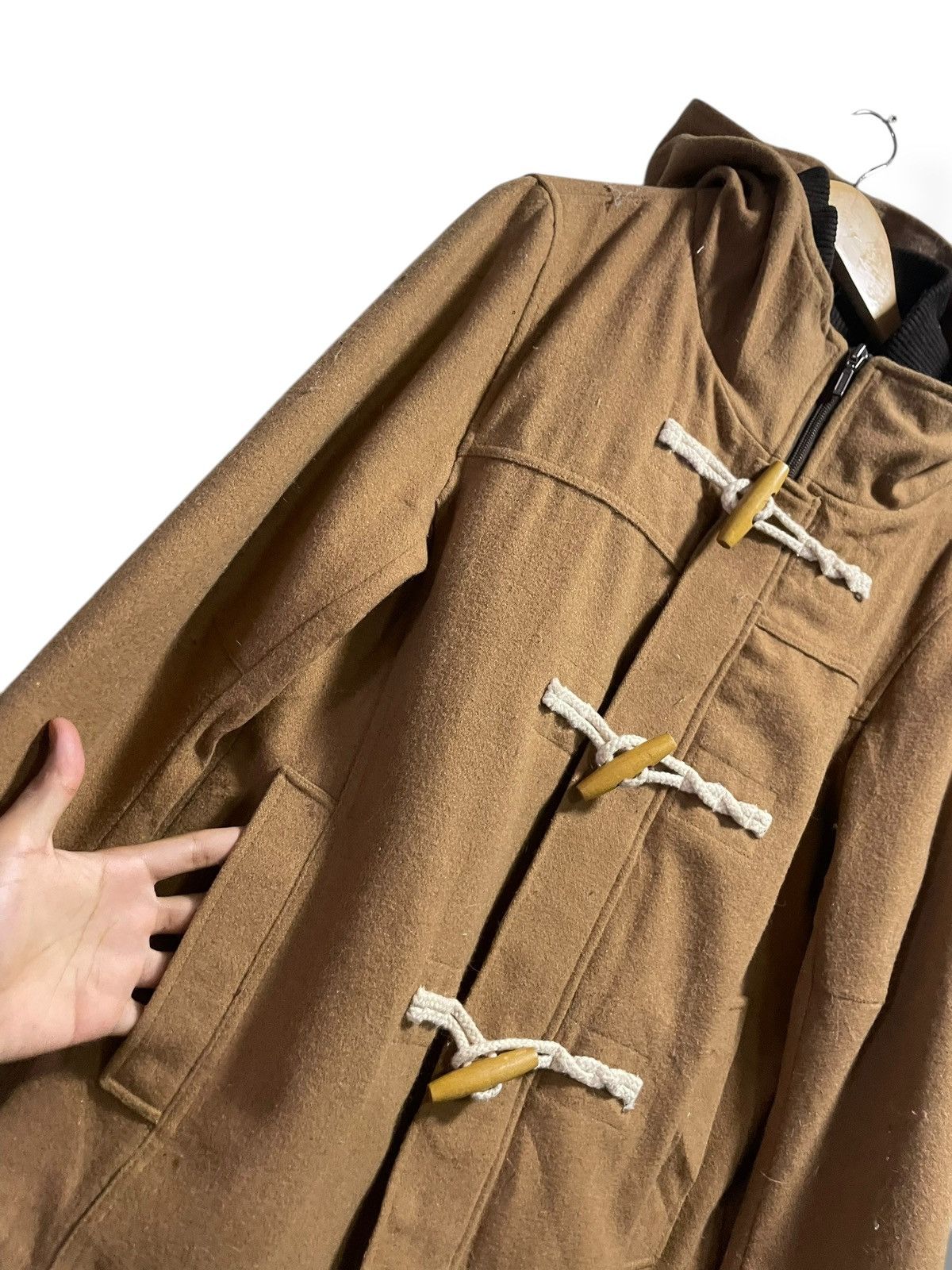 Japanese Brand × Vintage SORRIDERE Brand Duffle Hooded Jacket (76) Size US L / EU 52-54 / 3 - 4 Thumbnail