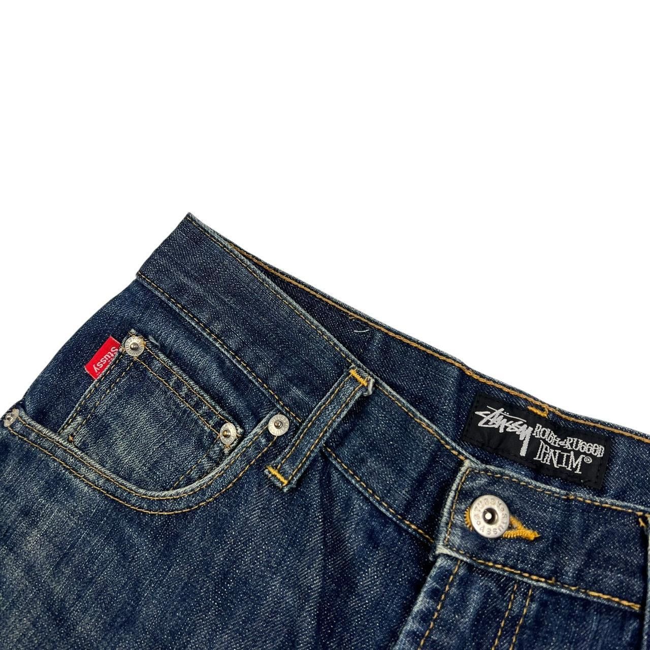 Stussy Vintage 2000s Stussy Embroidered Jeans - Waist: 31” Size US 31 - 6 Thumbnail