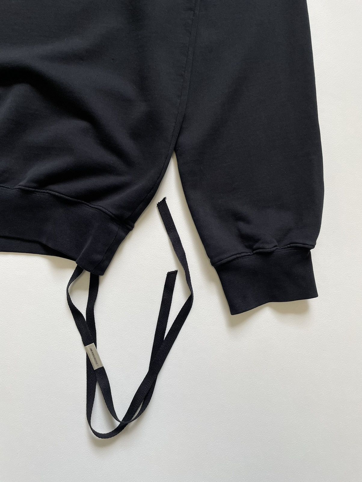 Ann Demeulemeester ‘Feather Print’ Oversized Black Hoodie Size US S / EU 44-46 / 1 - 8 Thumbnail
