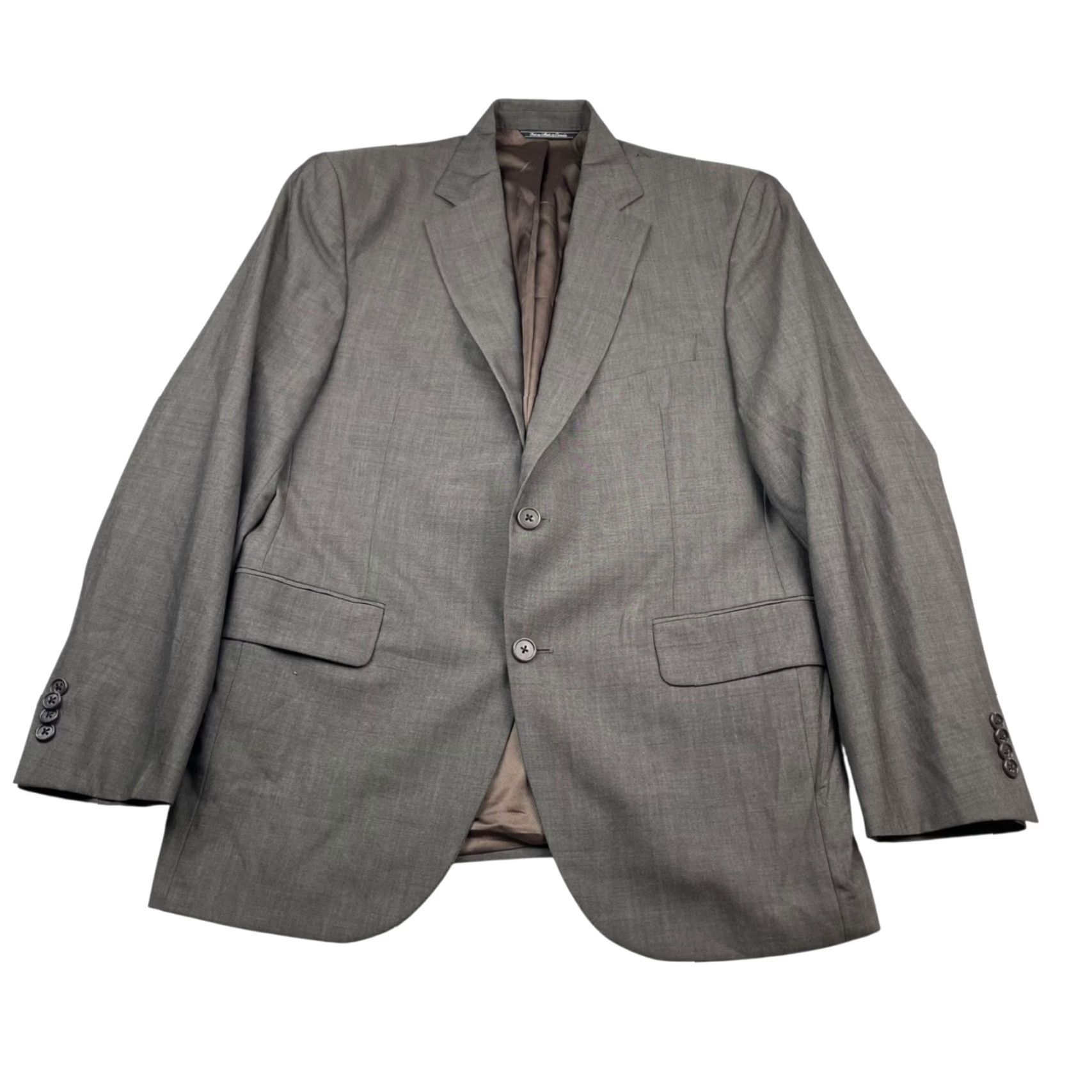 Jack Victor Jack Victor Blazer Napoli Men's 40S Wool 2-Button Brown Mens Size 40R - 2 Thumbnail