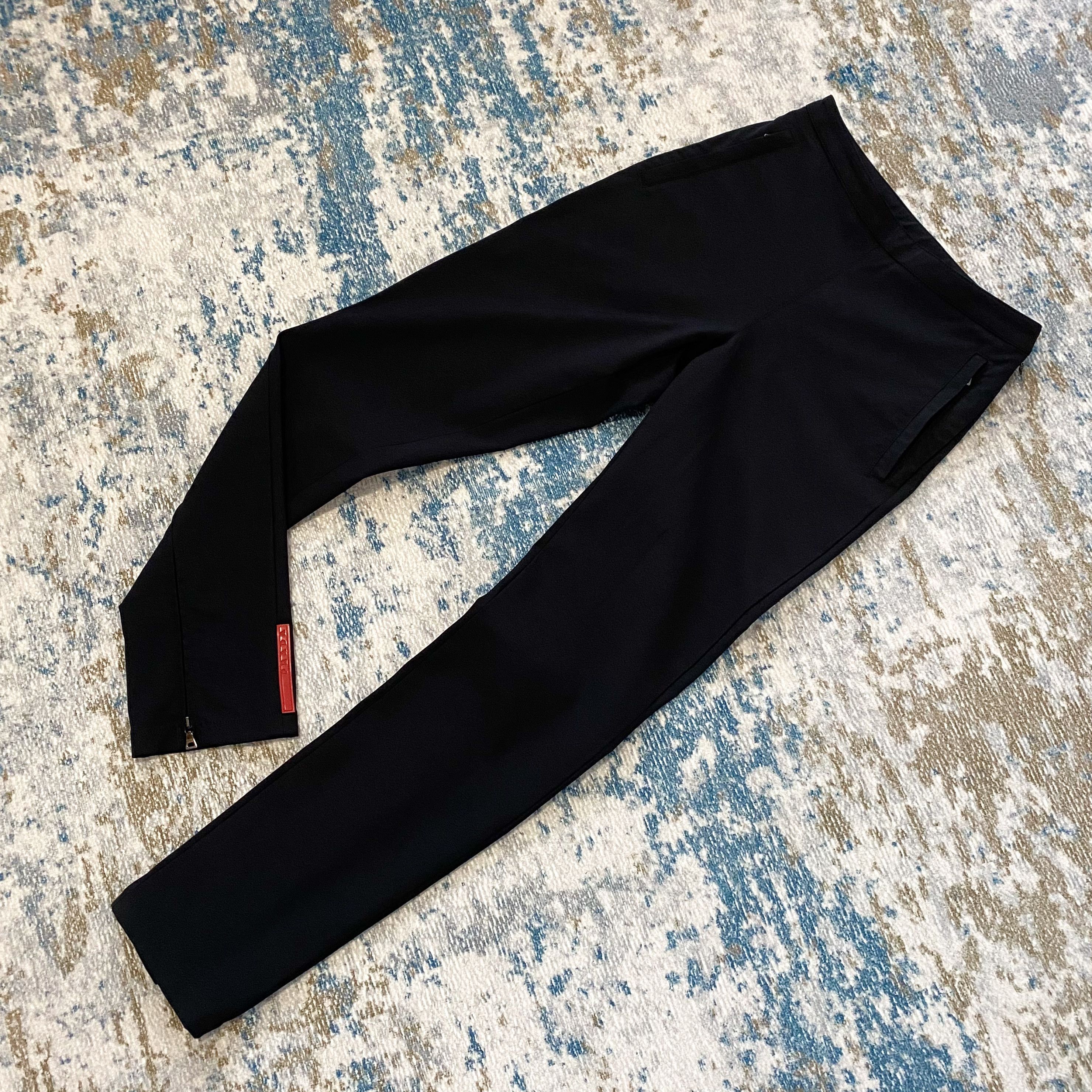 Prada Prada Nylon Red Tab Zipper Pants Size 26" / US 2 / IT 38 - 6 Thumbnail