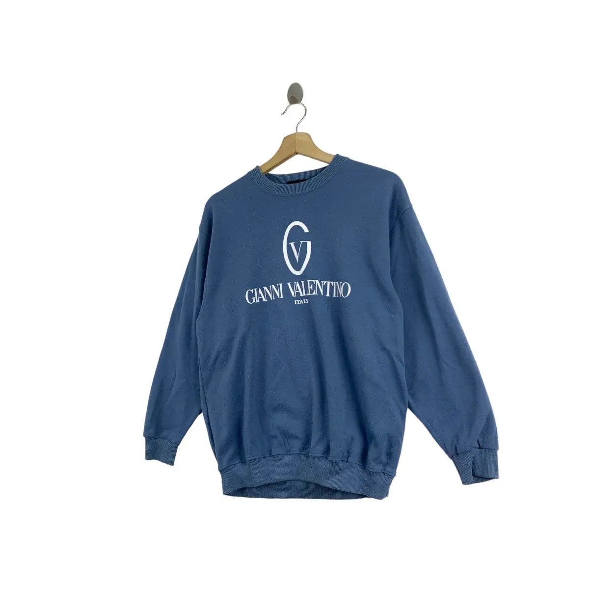 Other Vintage GIANNI VALENTINO ITALY Embroidered Logo Sweatshirt Size M / US 6-8 / IT 42-44 - 2 Thumbnail