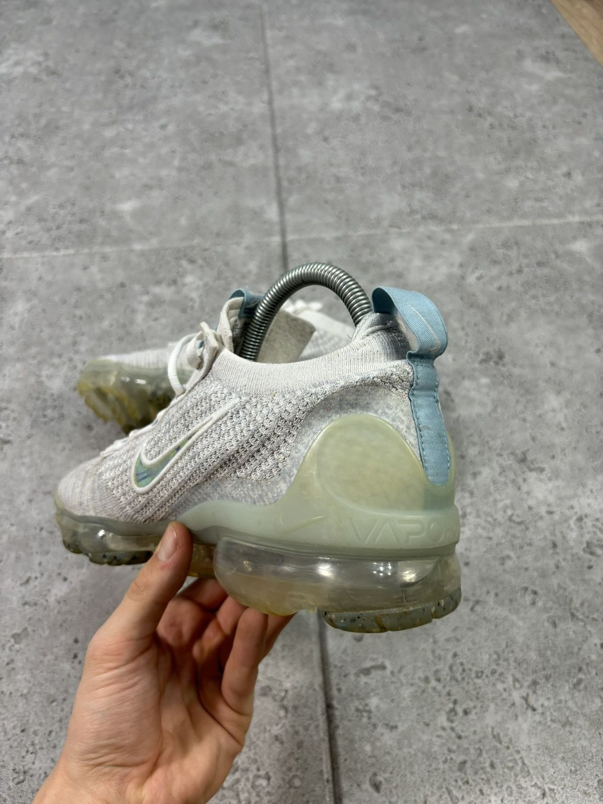 Designer × Nike Wmns Air VaporMax Flyknit Hype Trendy Shoes Streetwear Size US 8 / IT 38 - 4 Thumbnail
