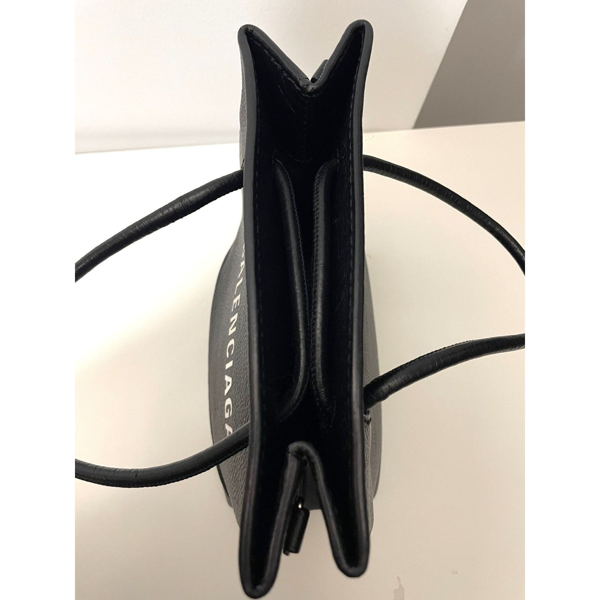 Balenciaga Balenciaga Shopping Tote Leather Black Size ONE SIZE - 8 Thumbnail