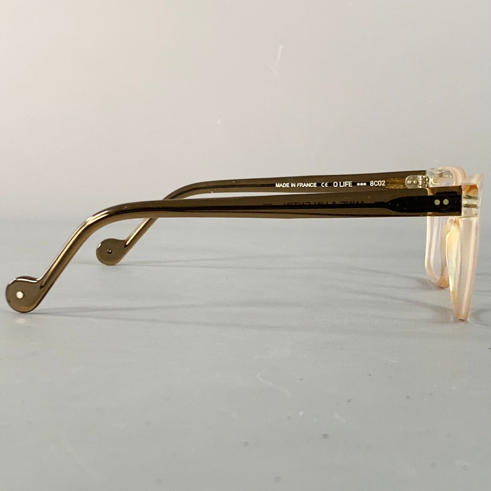 Anne & Valentin O Life Brown Clear Two Tone Acetate Frames Eyewear Size ONE SIZE - 2 Thumbnail