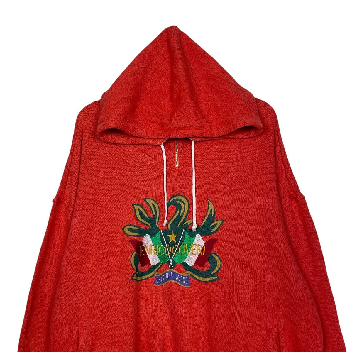Enrico Coveri Enrico Coveri Jeans Pullover Hoodie Size US M / EU 48-50 / 2 - 2 Thumbnail
