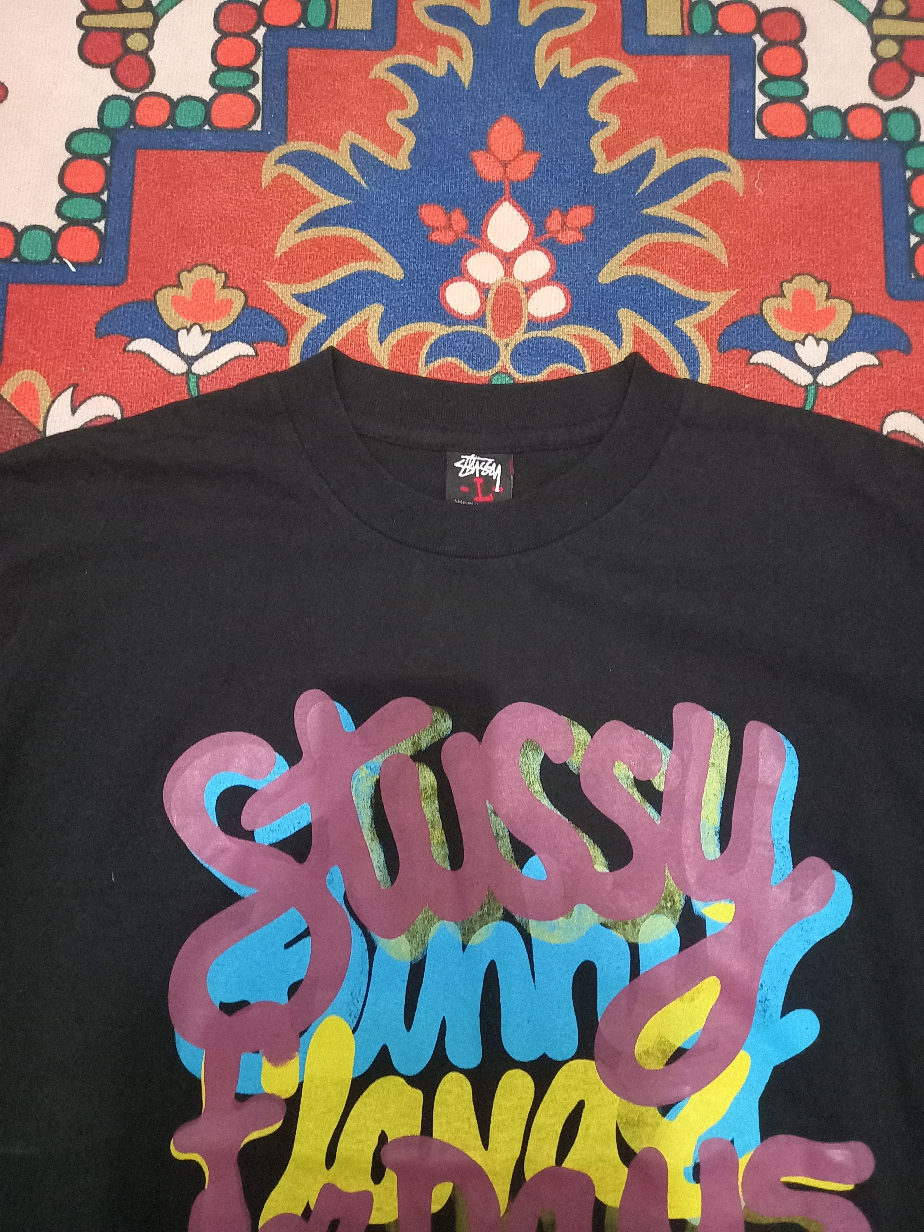 Stussy Tee stussy funky flavas Size US XL / EU 56 / 4 - 4 Thumbnail