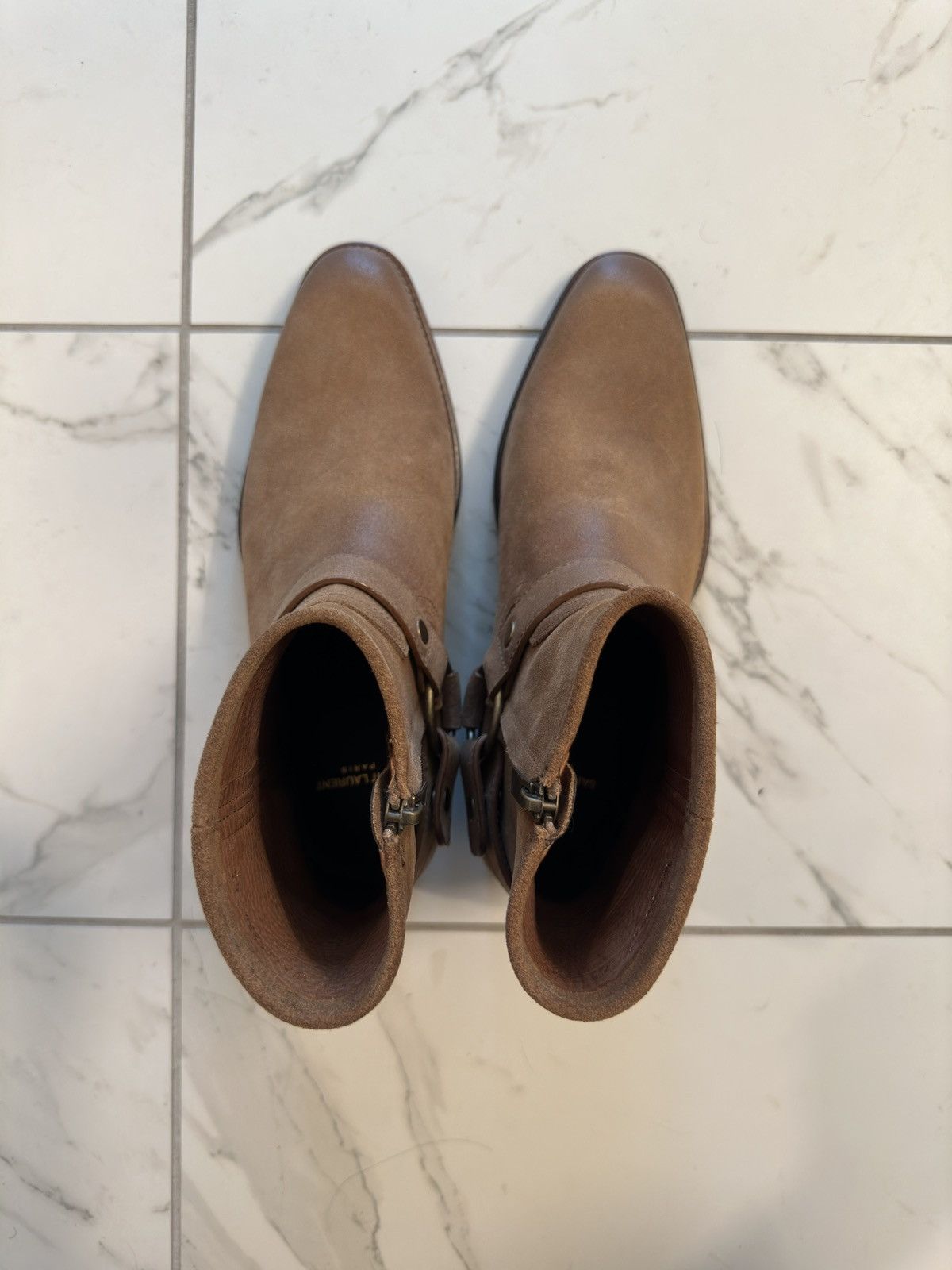 Saint Laurent Paris Saint Laurent Wyatt Harness Ankle Boots sz43 Size US 10 / EU 43 - 2 Thumbnail