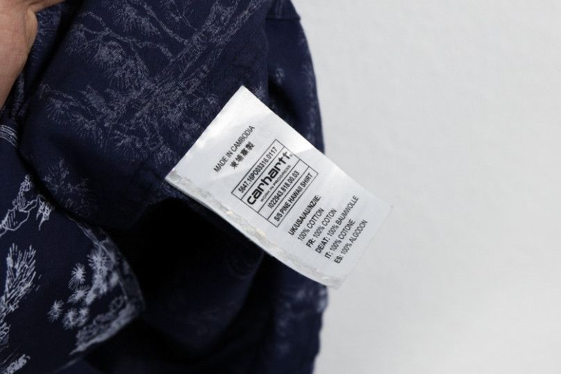 Carhartt × Carhartt Wip Carhartt Wip Pine Printed Camp Collar Hawaii Hawaiian Shirt Size US S / EU 44-46 / 1 - 7 Thumbnail