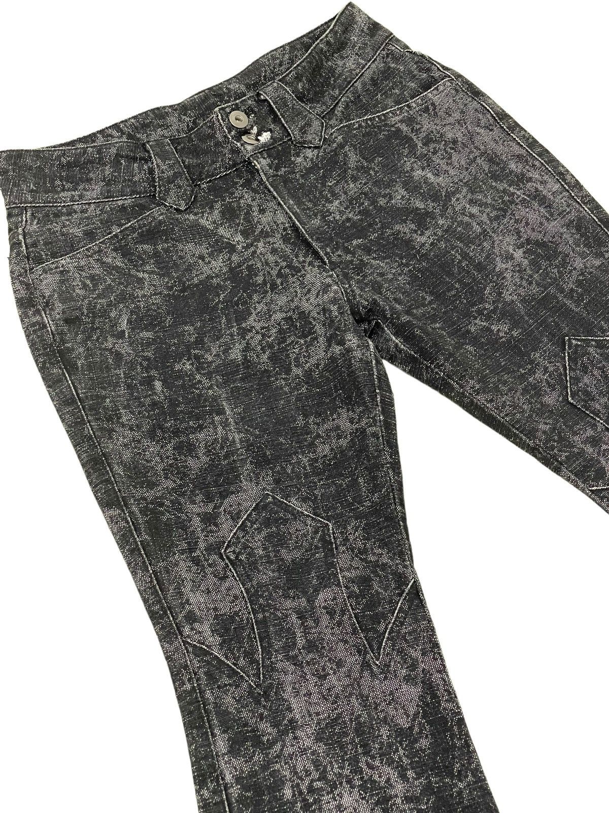 Japanese Brand Flare Jeans Fleur Custom Culture Japan Boot Cut 8🟦5 Size US 29 - 4 Thumbnail