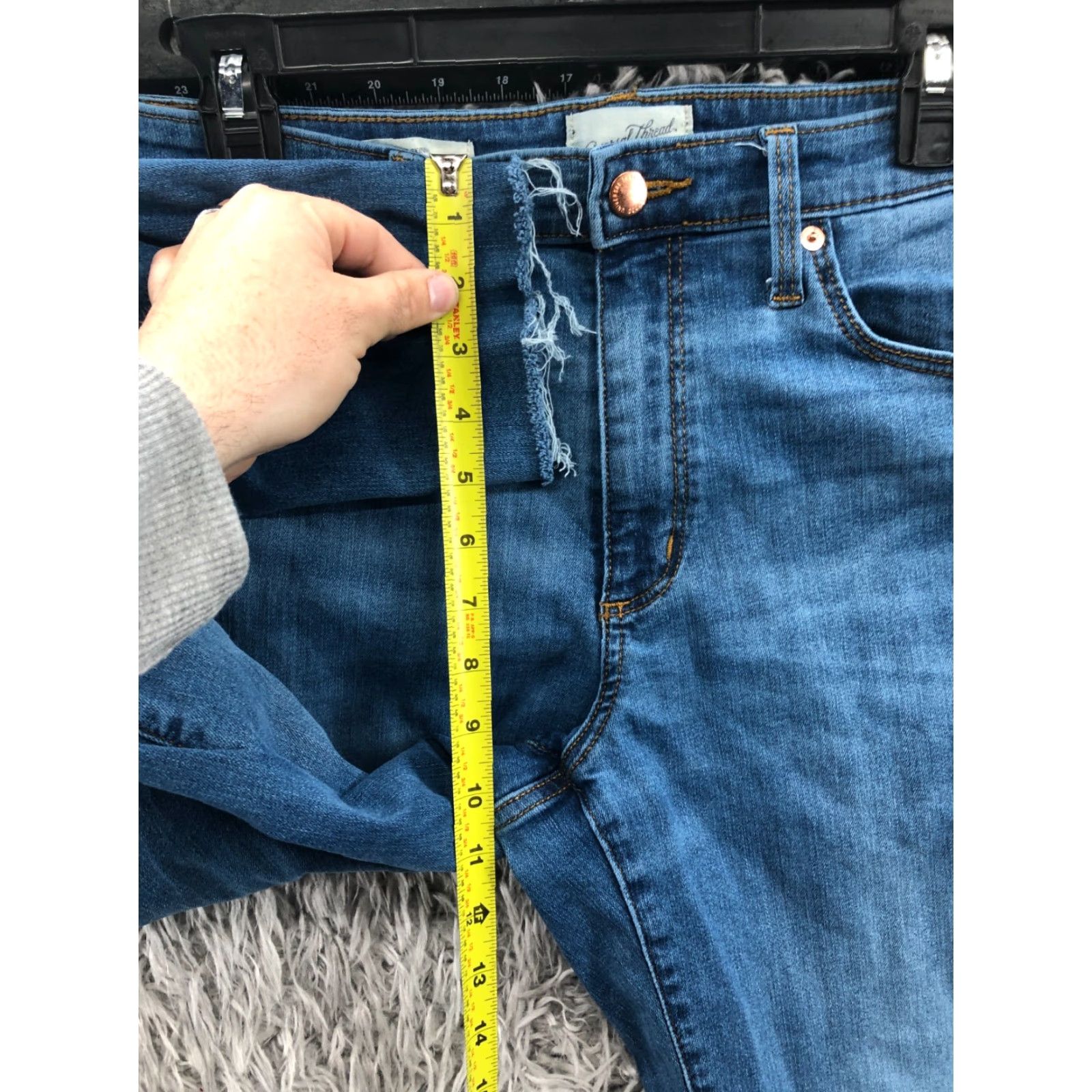 Vintage Universal Thread Jeans Womens High Rise Skinny Medium Wash Blue Size 10 Size 32" / US 10 / IT 46 - 4 Thumbnail