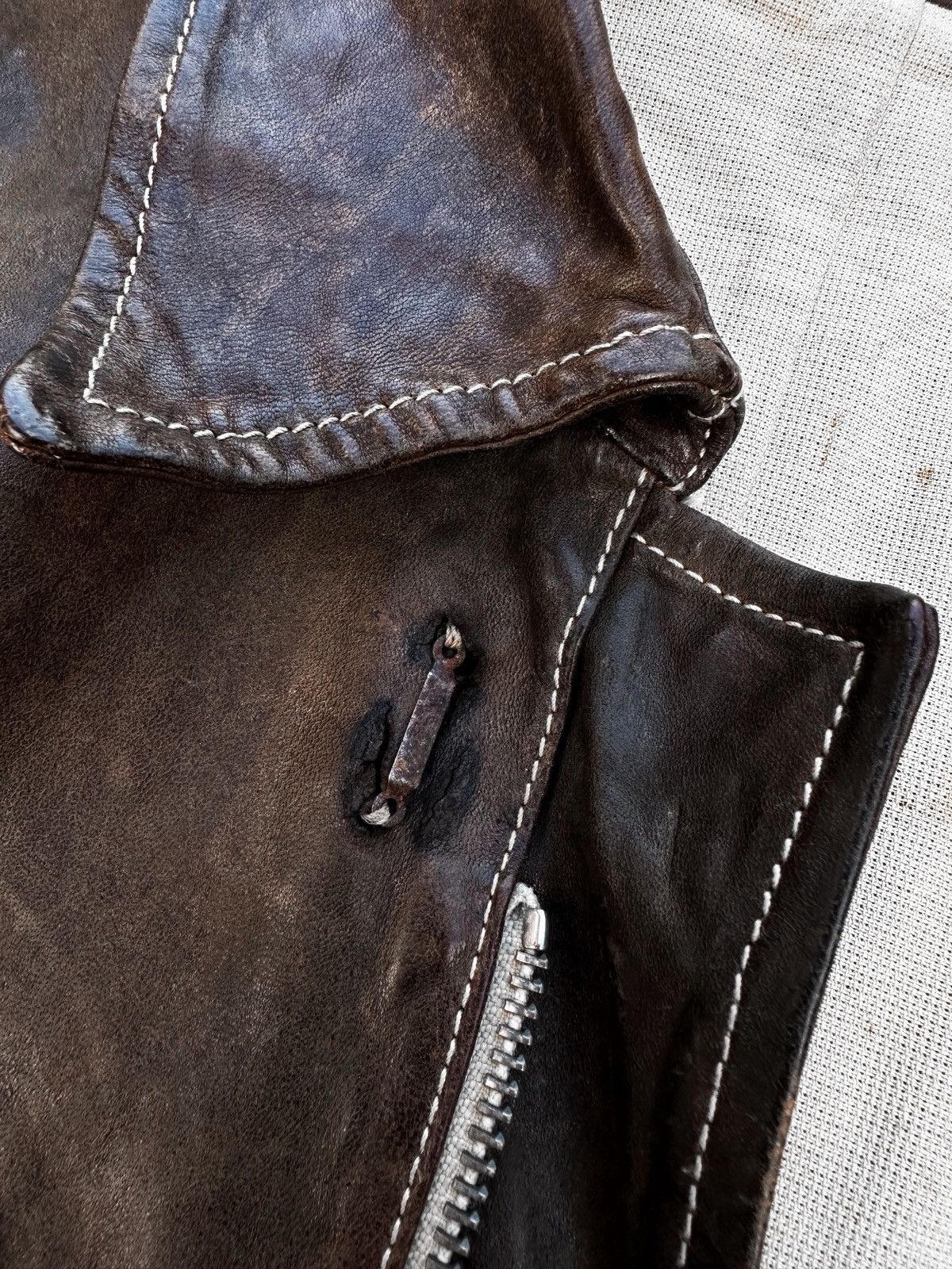 Carol Christian Poell Fw04/05 Overlock Proto Leather Jacket LM/1986 Size US S / EU 44-46 / 1 - 10 Thumbnail
