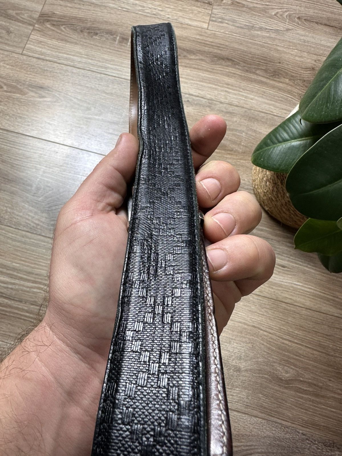 Gucci GUCCI Ssima Mens belt 162946 black Size ONE SIZE - 6 Thumbnail