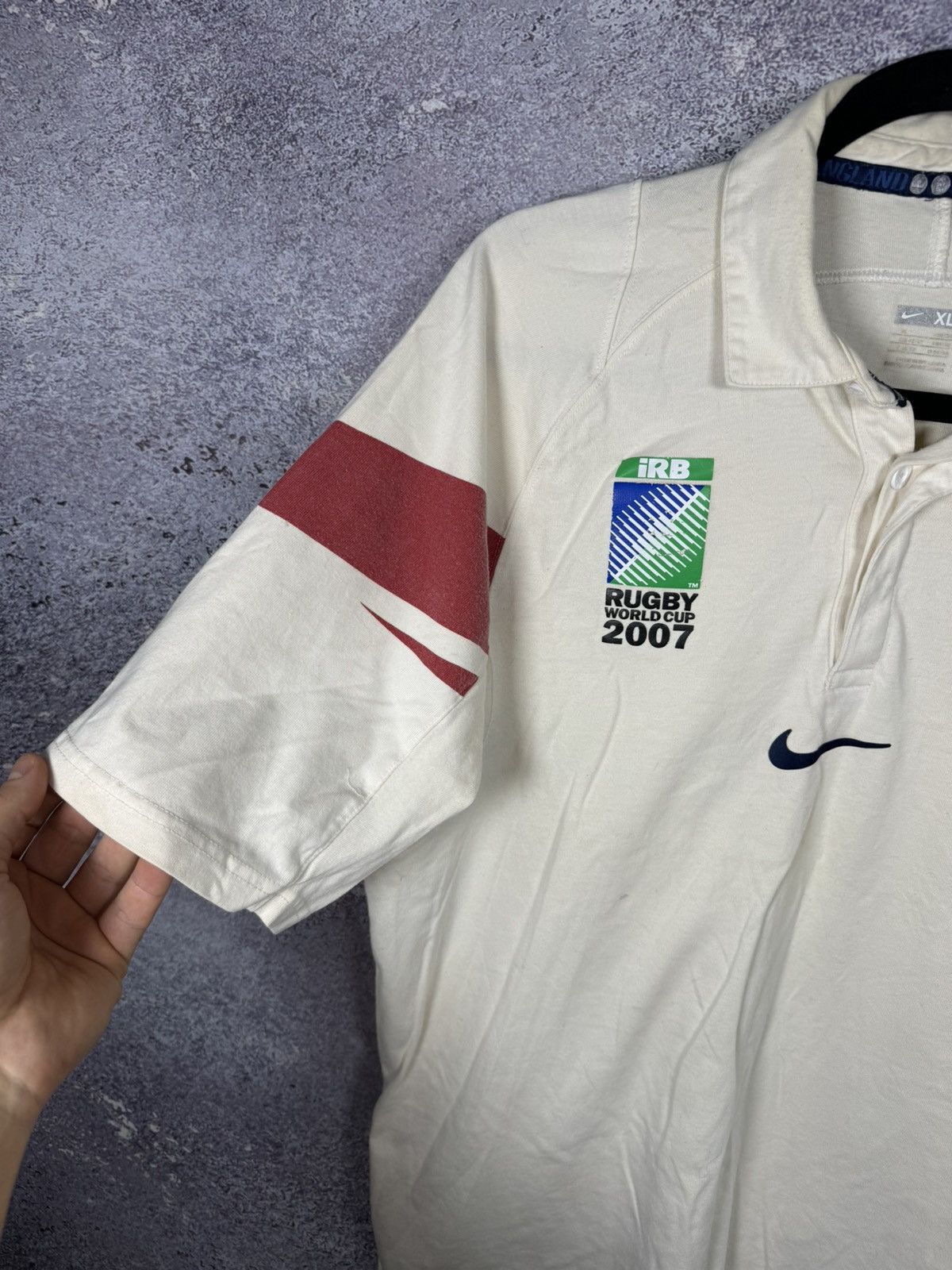 Nike × Vintage nike ENGLAND Rugby Union Jersey World Cup 2007 Shirt SIZE XL Size US XL / EU 56 / 4 - 9 Thumbnail