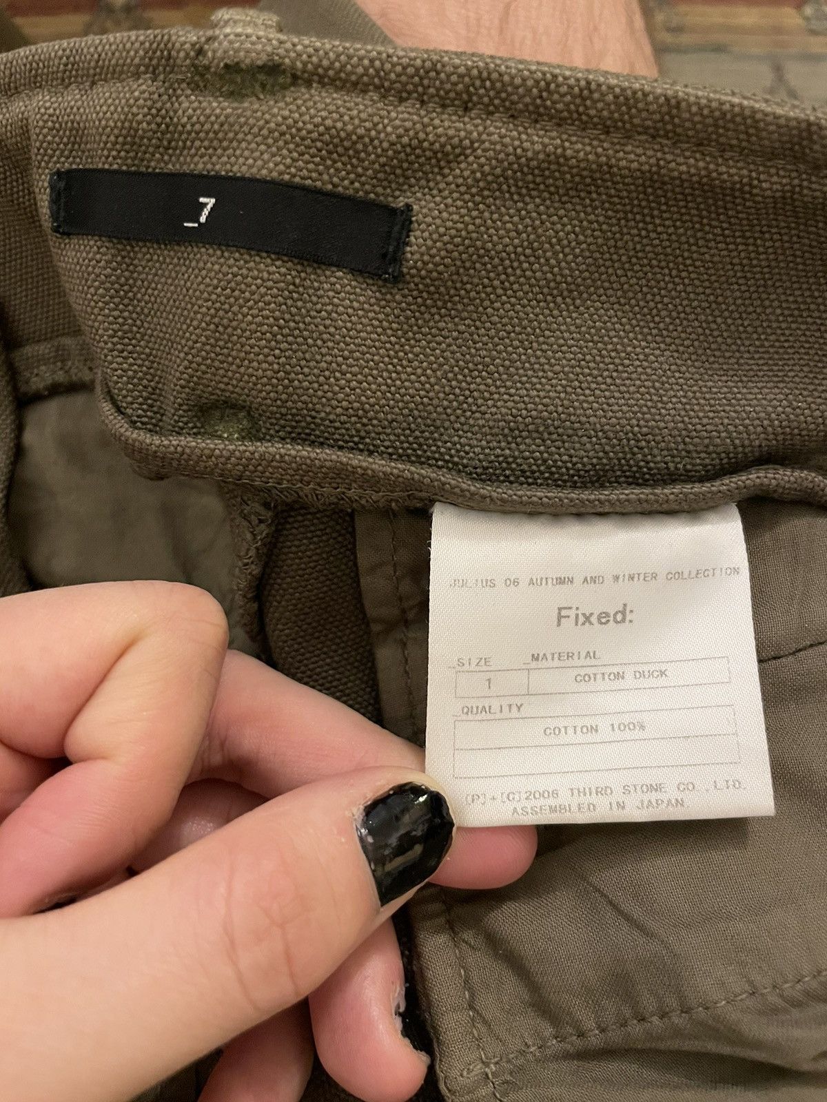 Julius Julius AW06 Gas Mask Cargos Size US 30 / EU 46 - 3 Thumbnail