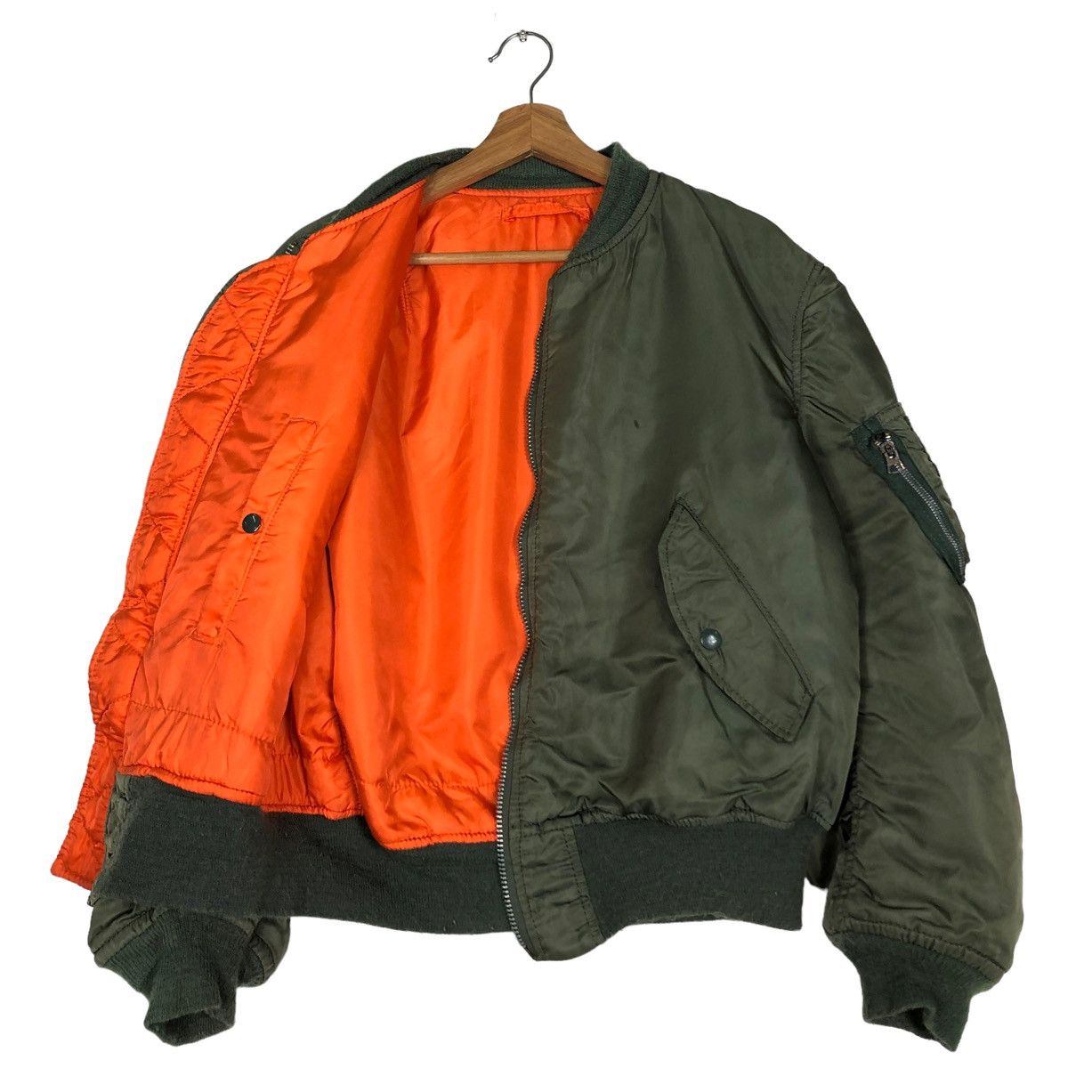 Alpha Industries 🔥RIOT RIOT VINTAGE BOMBER JACKET MA-1 USA BUZZ RICKSONS Size US M / EU 48-50 / 2 - 11 Thumbnail