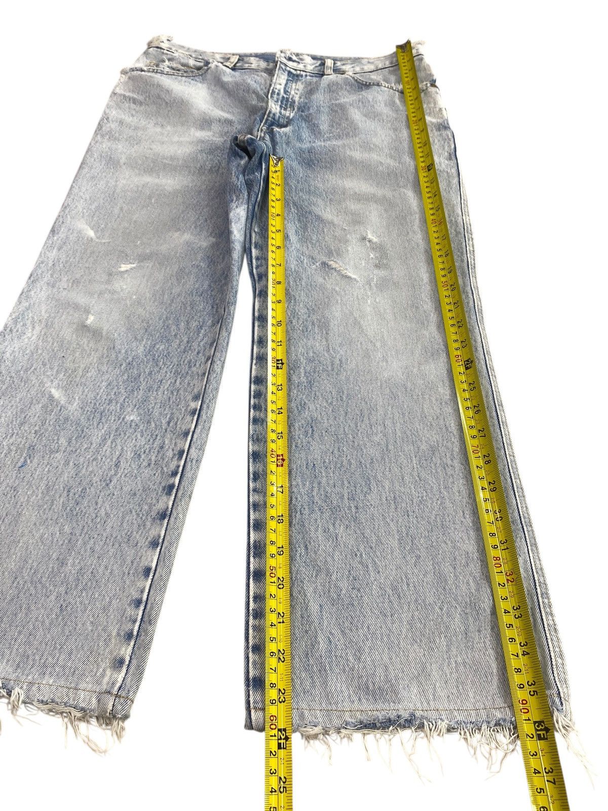 Other Japanese Brand Acid Blue Wash Style Loose Jeans Size US 32 / EU 48 - 8 Thumbnail