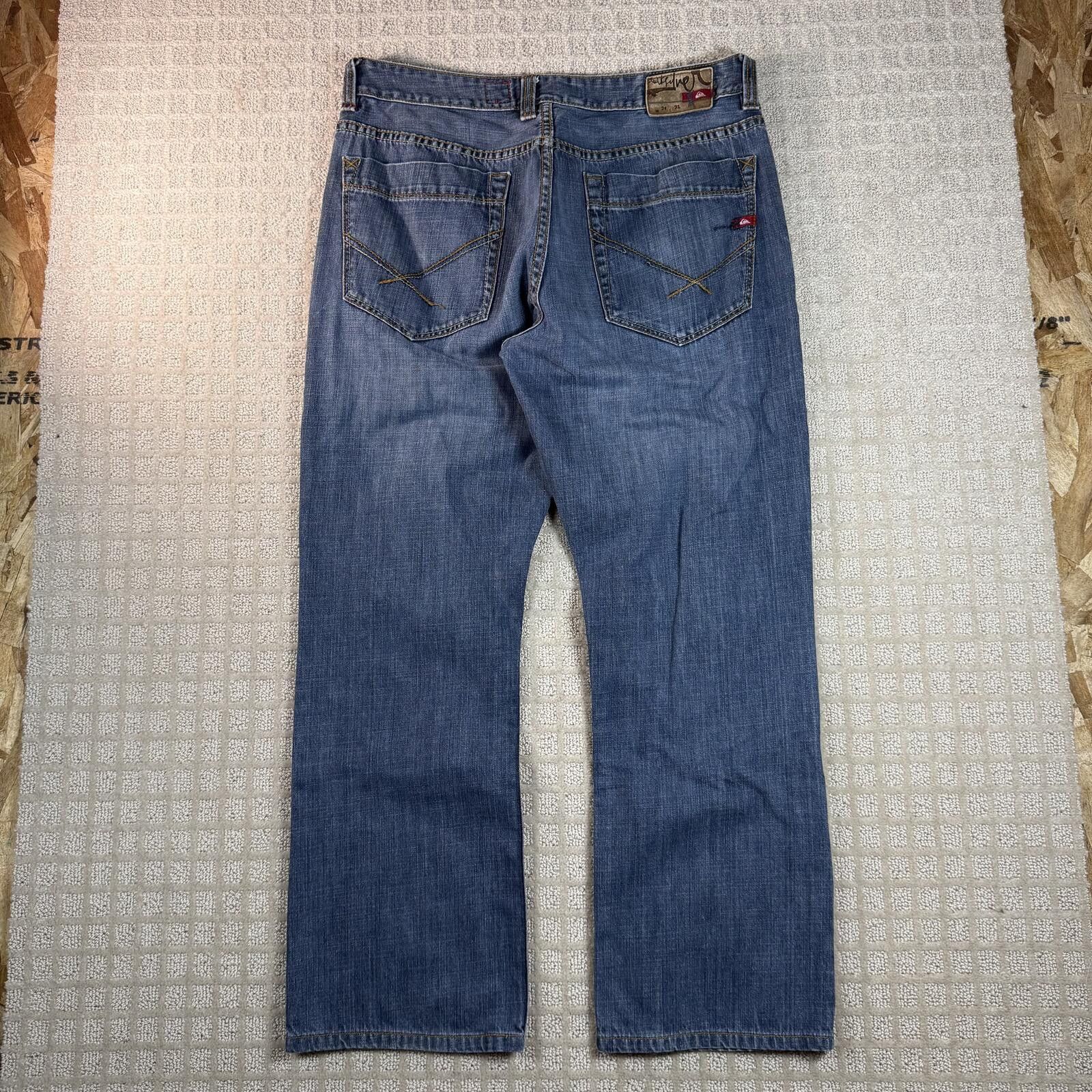 Quiksilver Y2K Quiksilver Quik Jean Denim Jeans 35x29 Regular Fit Size US 35 - 2 Thumbnail