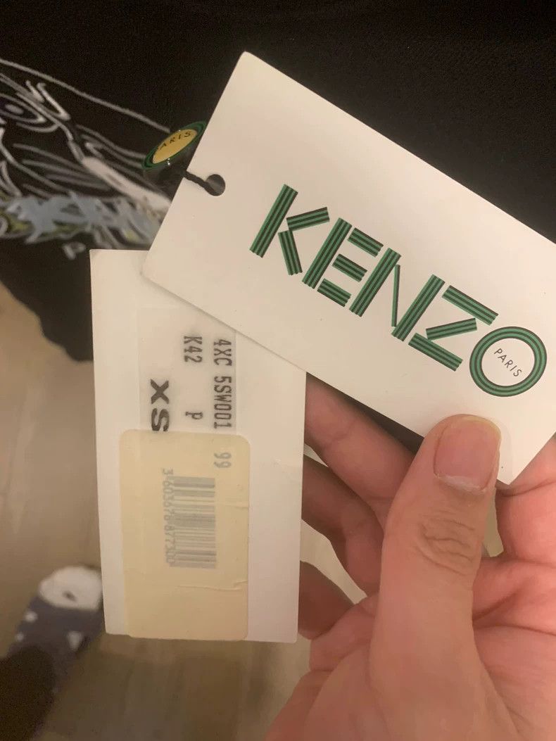 Kenzo KENZO Classic black tiger head hoodie Size US XS / EU 42 / 0 - 3 Thumbnail