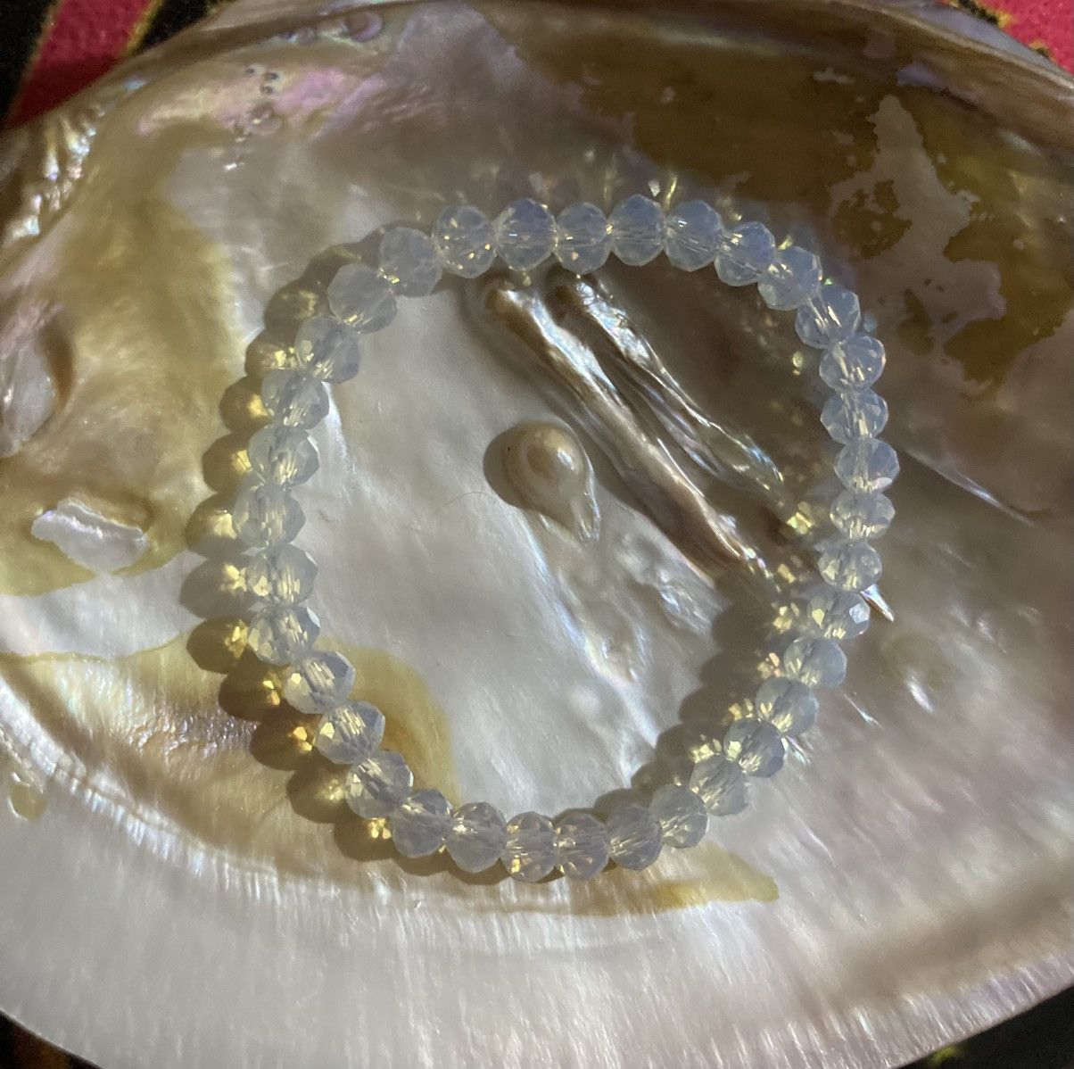 Other Faceted Opalite beaded bracelet Size ONE SIZE - 1 Preview