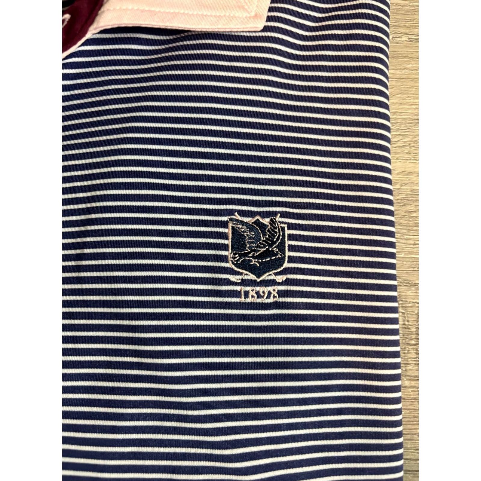 Vintage Greyson Polo Shirt Mens XL Striped Golf Performance Short Sleeve Polo Shirt Greyson Mens XL Striped Polo Shirt Size US XL / EU 56 / 4 - 2 Thumbnail