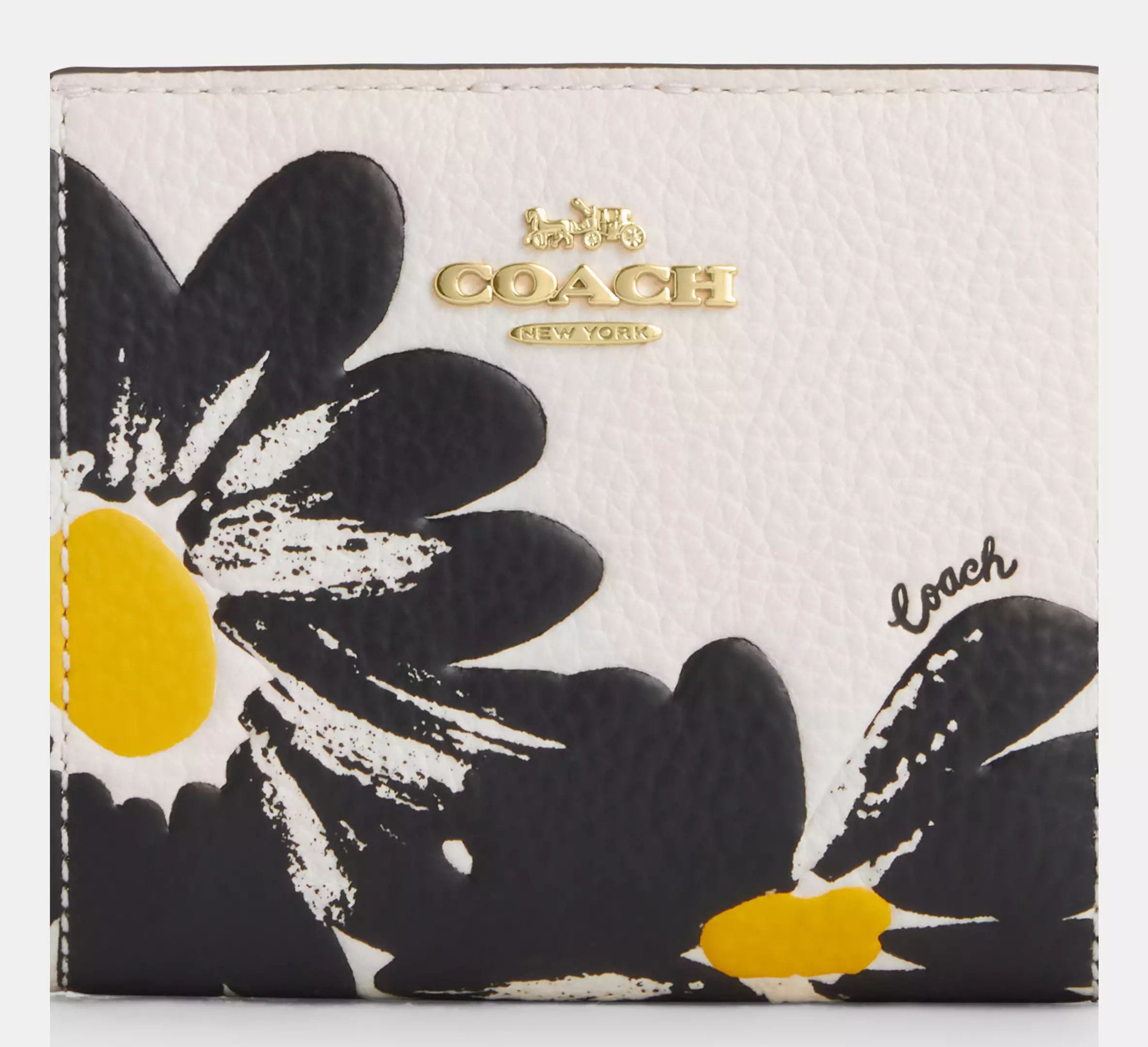 Coach Snap Wallet With Floral Print CZ603 Size ONE SIZE - 9 Thumbnail