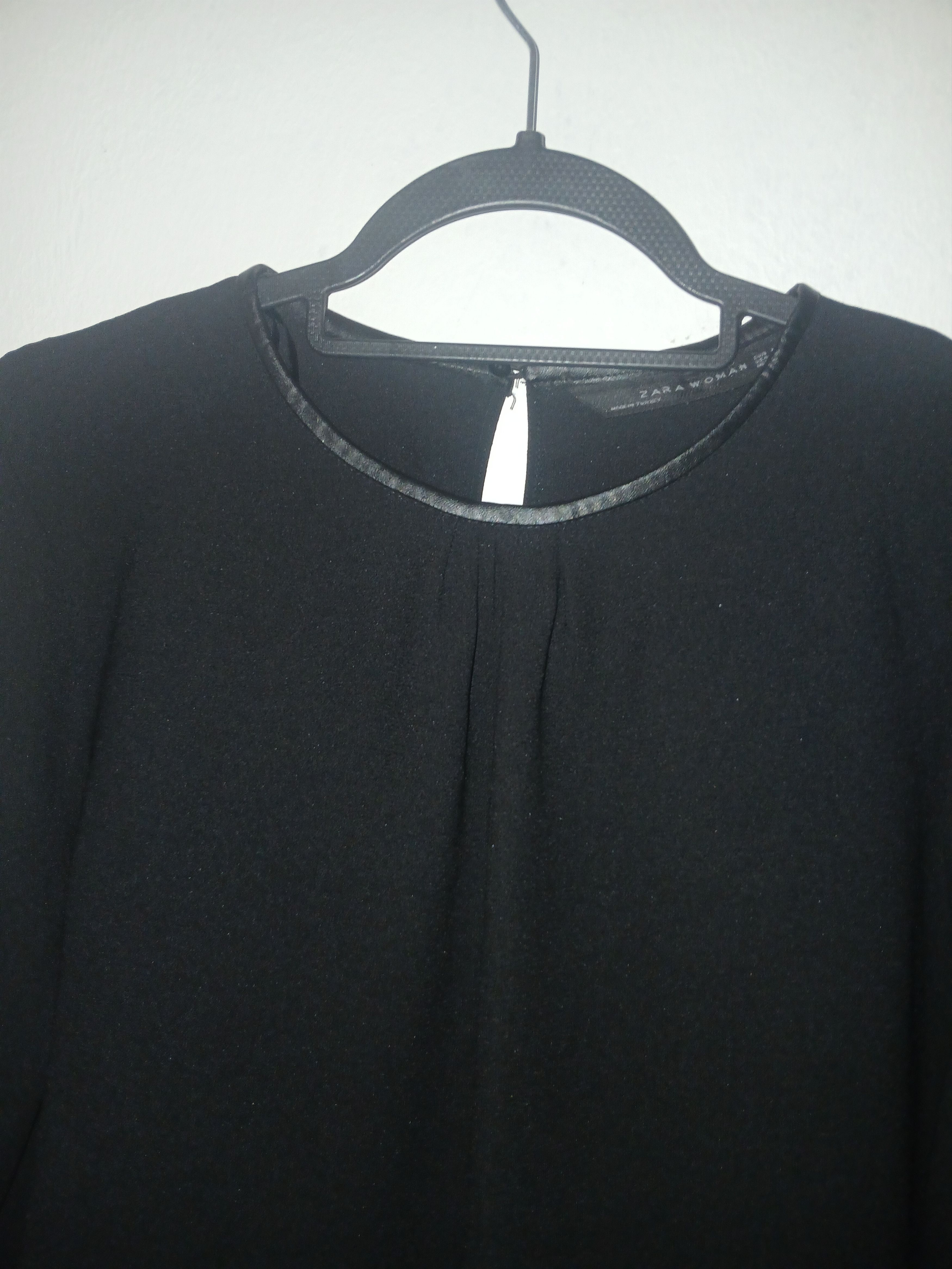 Zara Elegant Black Long-Sleeve Blouse Zara Size L / US 10 / IT 46 - 2 Thumbnail