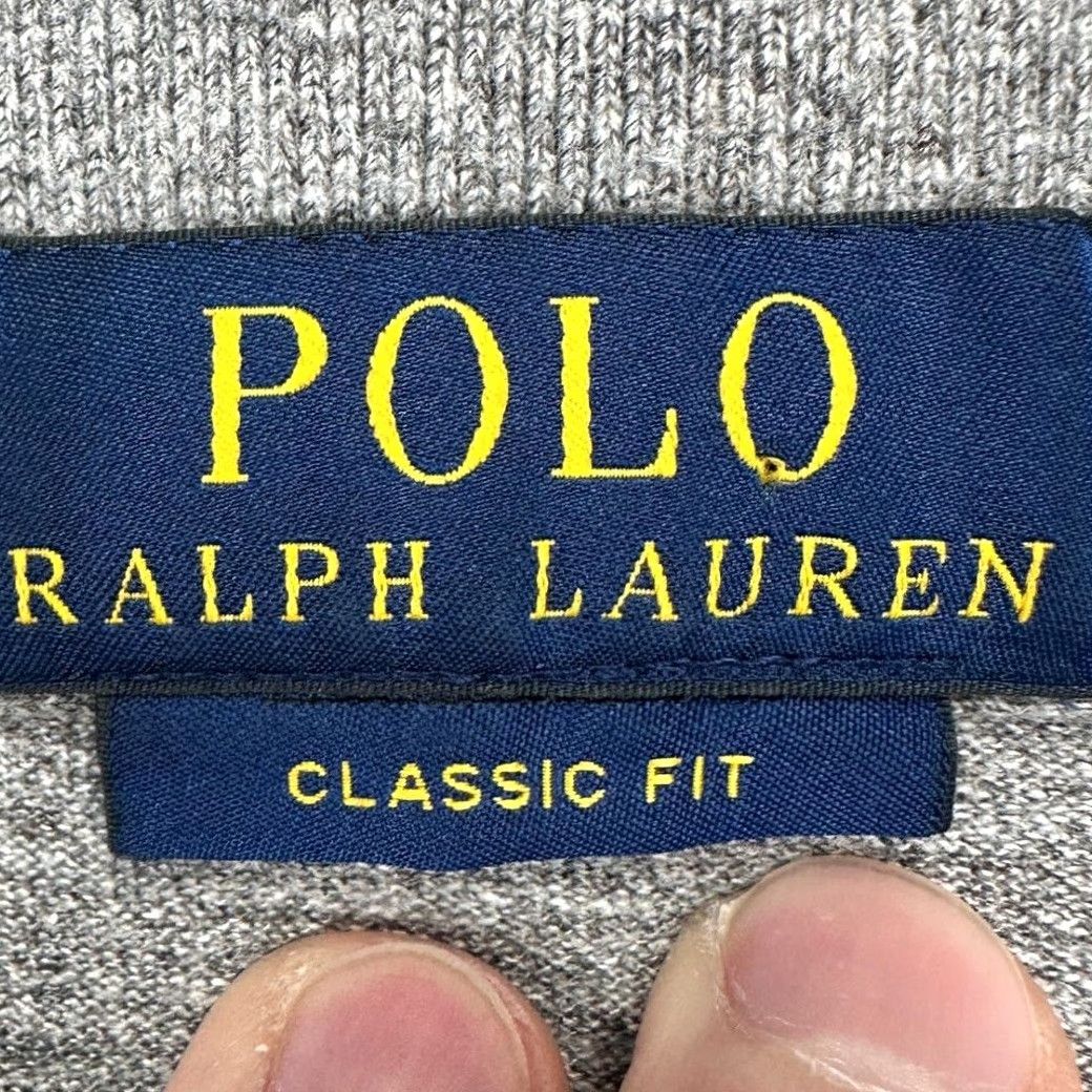 Polo Ralph Lauren Polo Ralph Lauren Polo Shirt Adult XL Grey Classic Fit Casual Pony Rugby Mens Size US XL / EU 56 / 4 - 4 Thumbnail