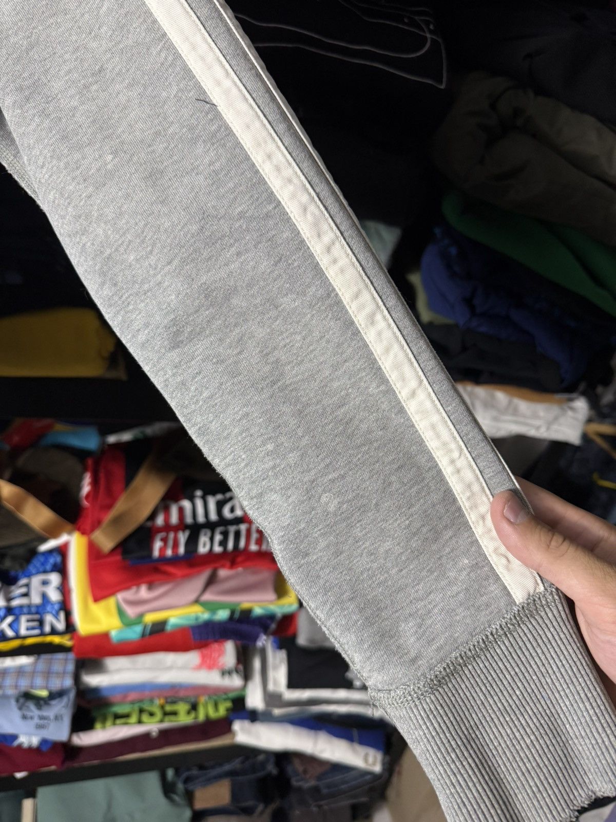 Abercrombie & Fitch Vintage Abercrombie & Fitch Distressed Zip Hoodie Y2K Grey Size US S / EU 44-46 / 1 - 10 Thumbnail