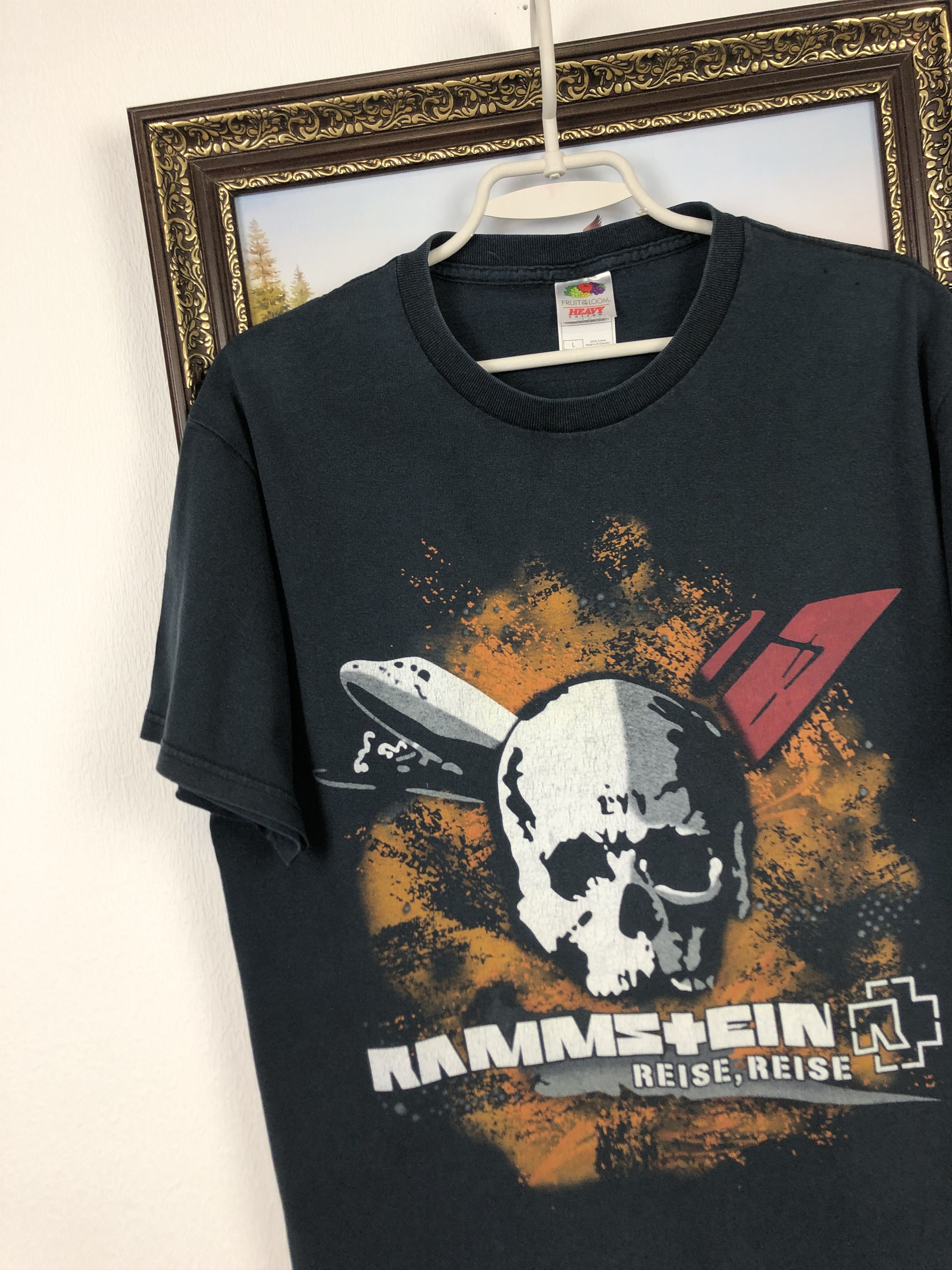 Band Tees Vintage Rammstein Tour Shirt Reise Reise 2004 Tee Rare Size US L / EU 52-54 / 3 - 3 Thumbnail