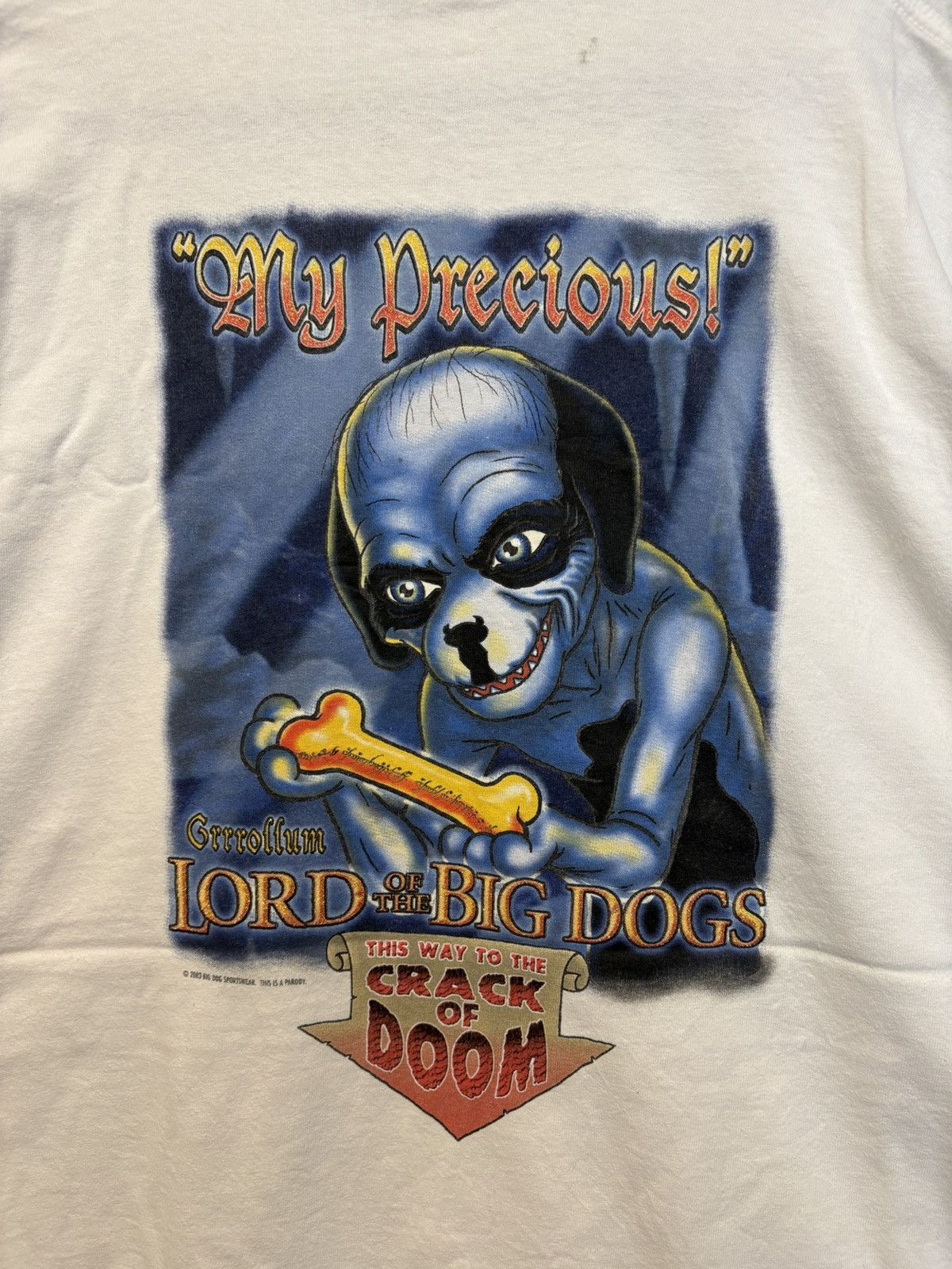 Big Dogs Vintage 2003 Big Dogs My Precious LotR Parody Size US XL / EU 56 / 4 - 1 Thumbnail
